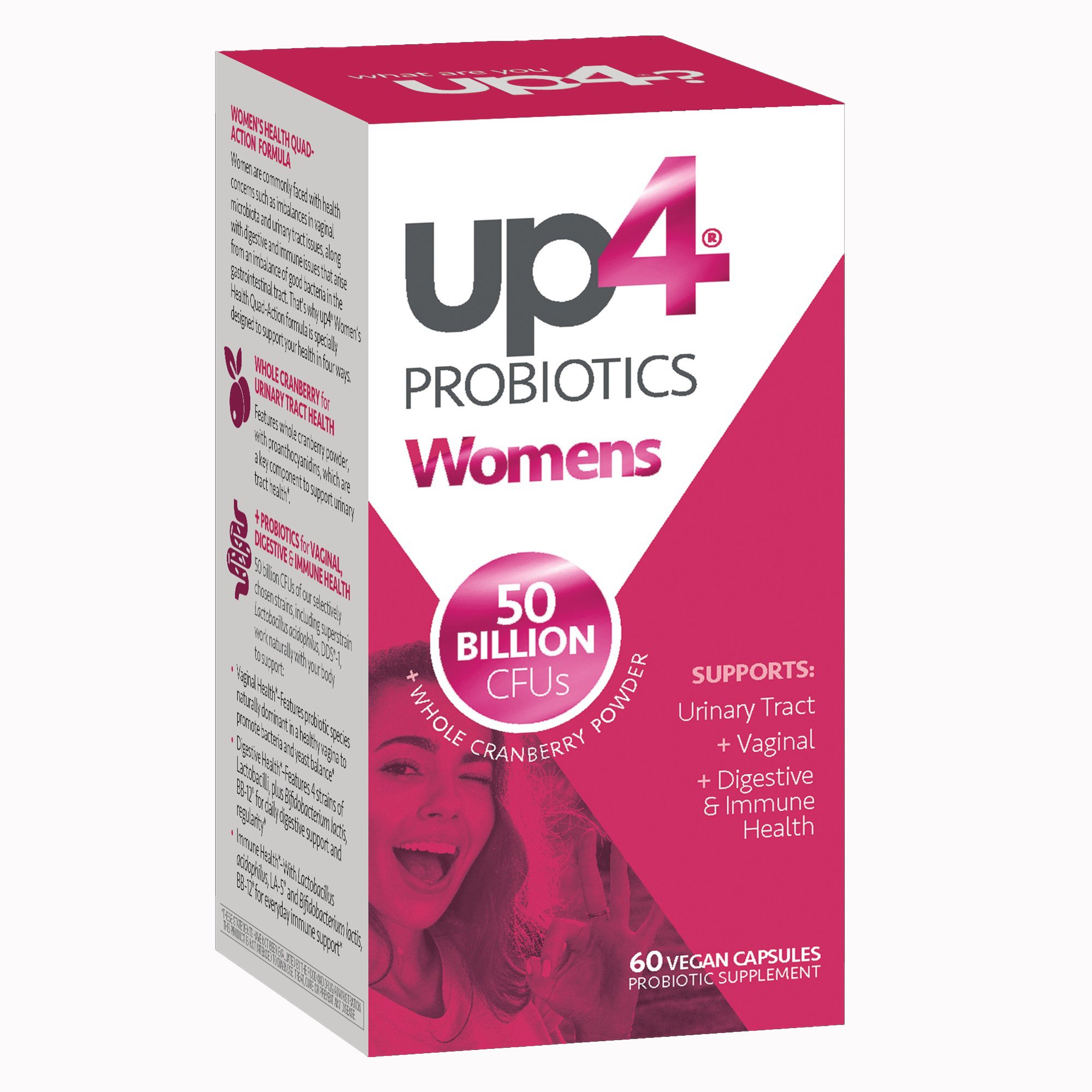 up4® Probiotics Women's Urinary Tract + Vaginal + Digestive + Immune Support - Image 2