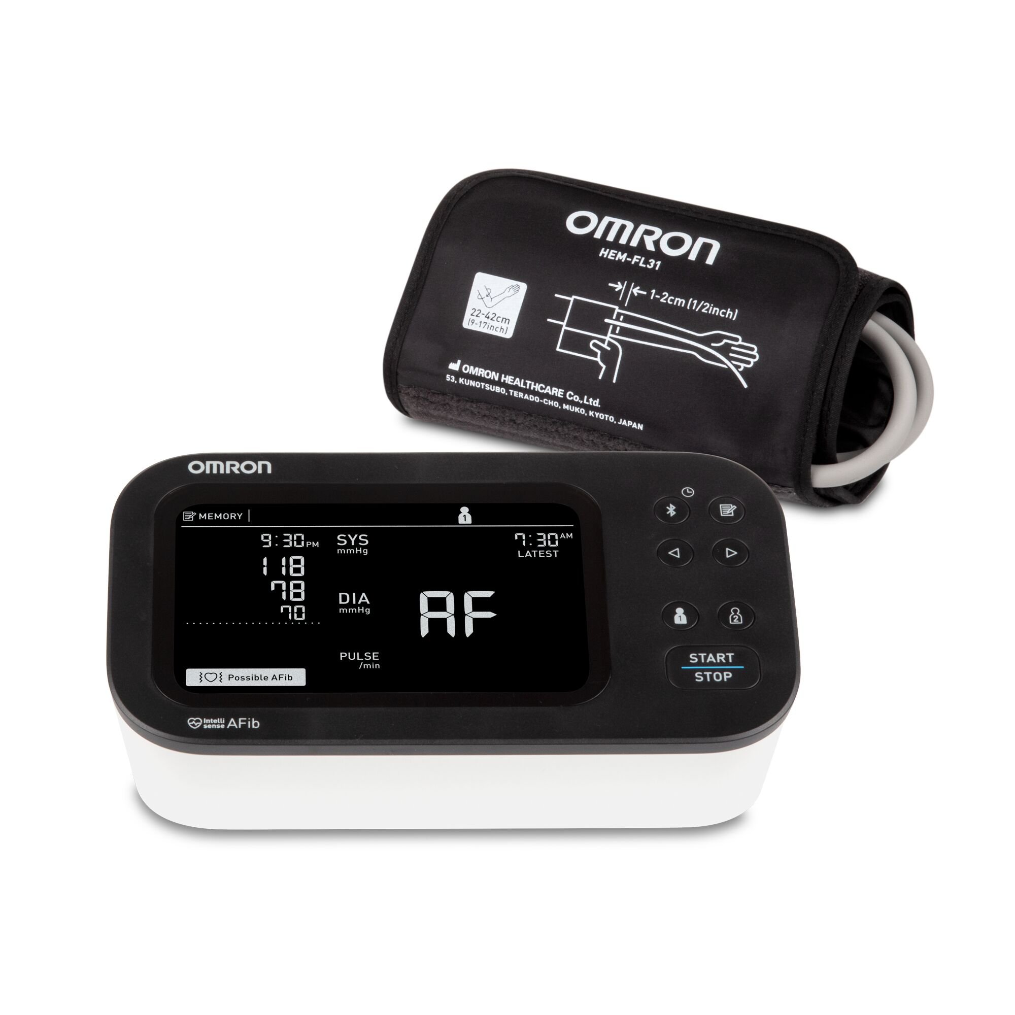 Omron 10 Series® Digital Blood Pressure Monitor with Bluetooth Connectivity - Image 6