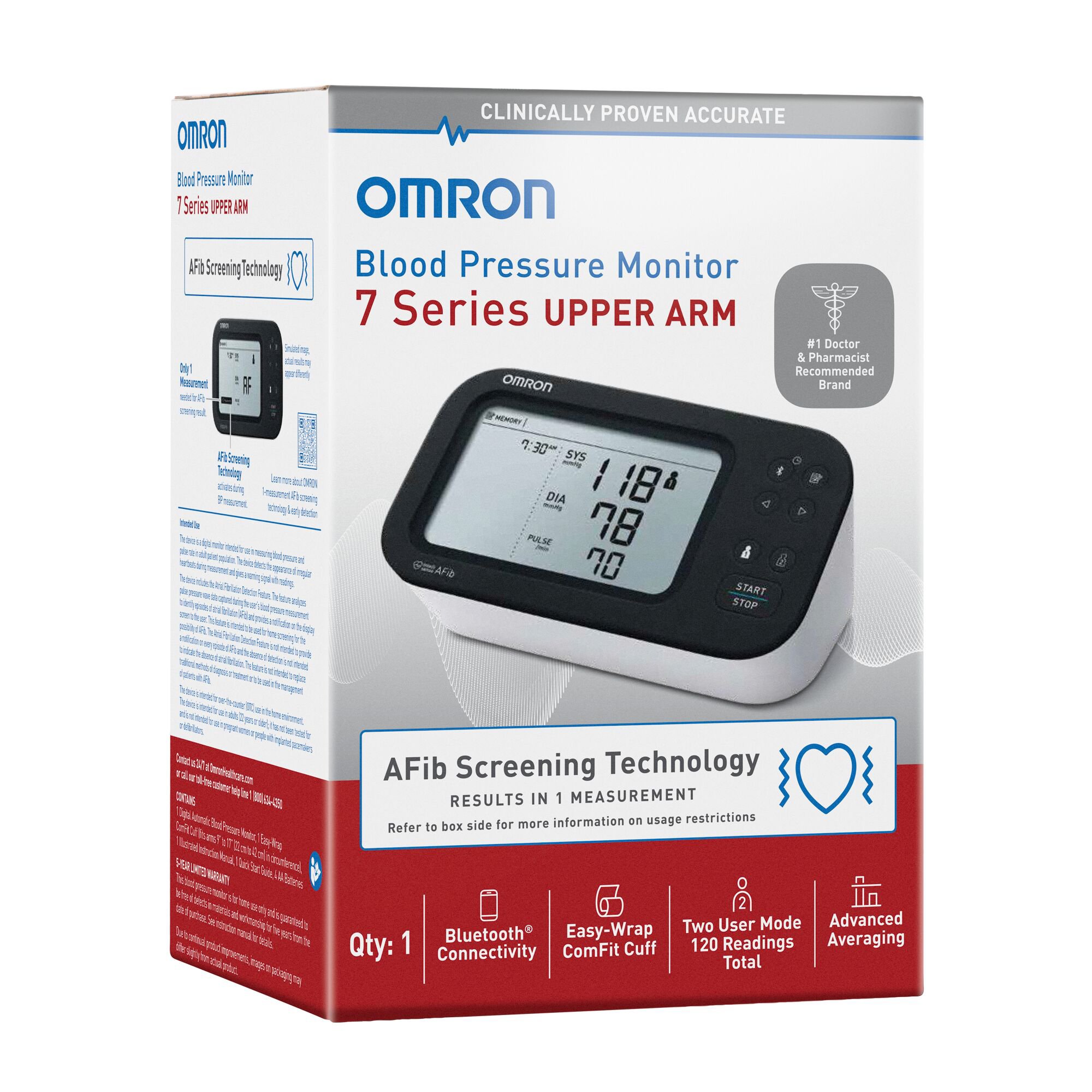 Omron 7 Series® Digital Blood Pressure Monitor with Bluetooth Connectivity - Image 2