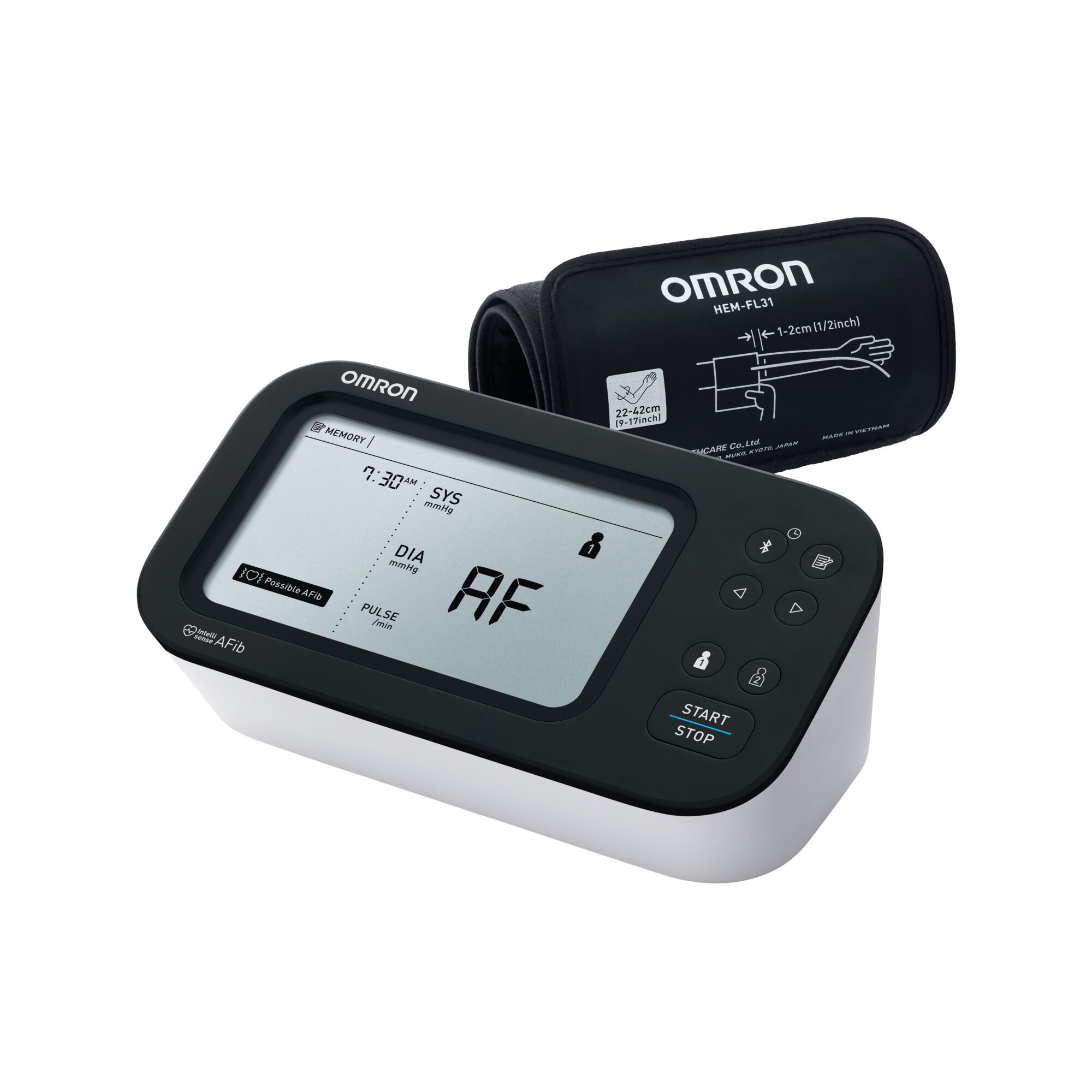 Omron 7 Series® Digital Blood Pressure Monitor with Bluetooth Connectivity - Image 5