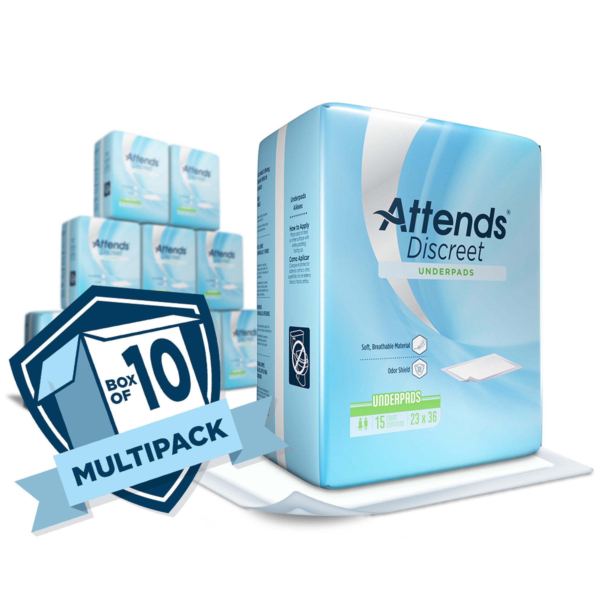 Attends® Care Dri-Sorb® Underpads, 23 x 36 Inches - Image 4