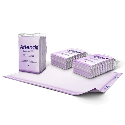 Attends® Supersorb™ Bariatric XL Premium Underpad, 36 x 51 Inch