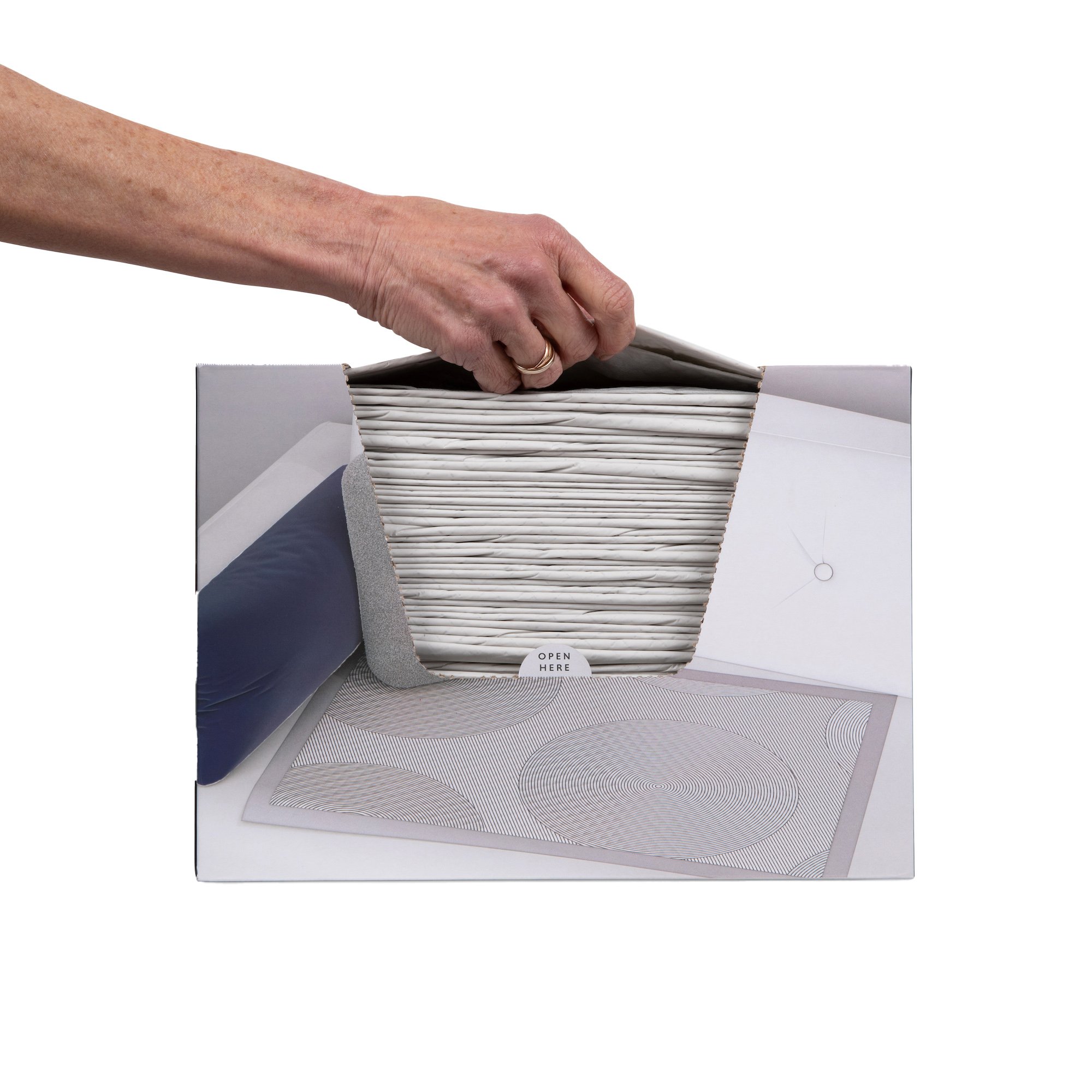 Boom Home Medical Flourish Ultra Absorbent Underpads, Dove Gray - Image 3