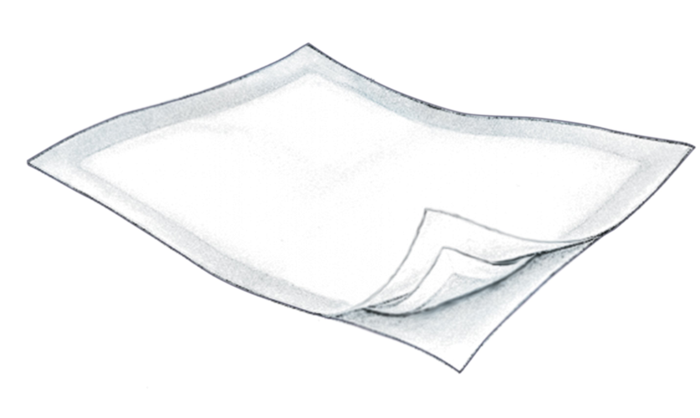 Curity™ Crib Liner Underpad, 10 x 14 Inch