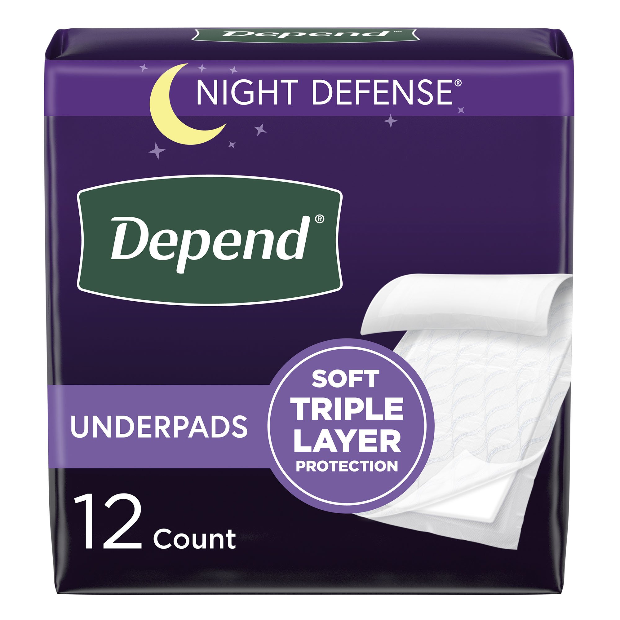 Depend® Bed Protectors Thicker and Super Absorbent Underpad