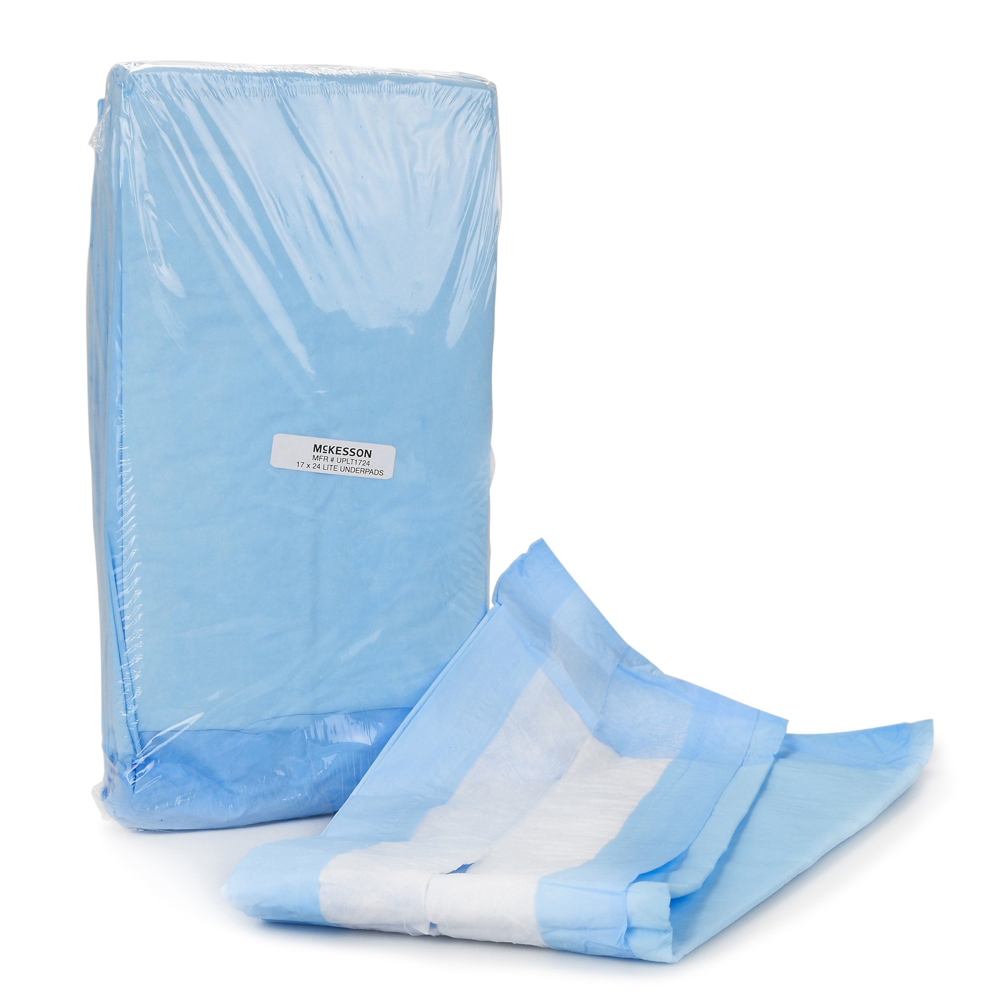 McKesson Classic Plus Light Absorbency Underpads, 17 x 24 Inch - Image 4