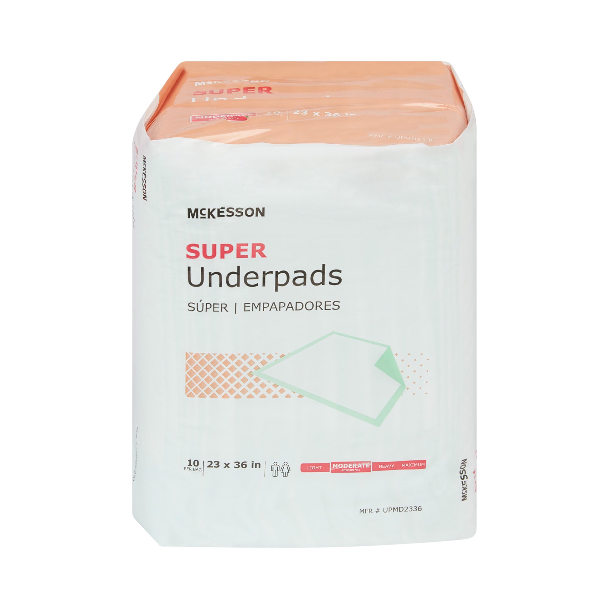 McKesson Super Moderate Absorbency Underpad, 23 x 36 Inch - Image 4