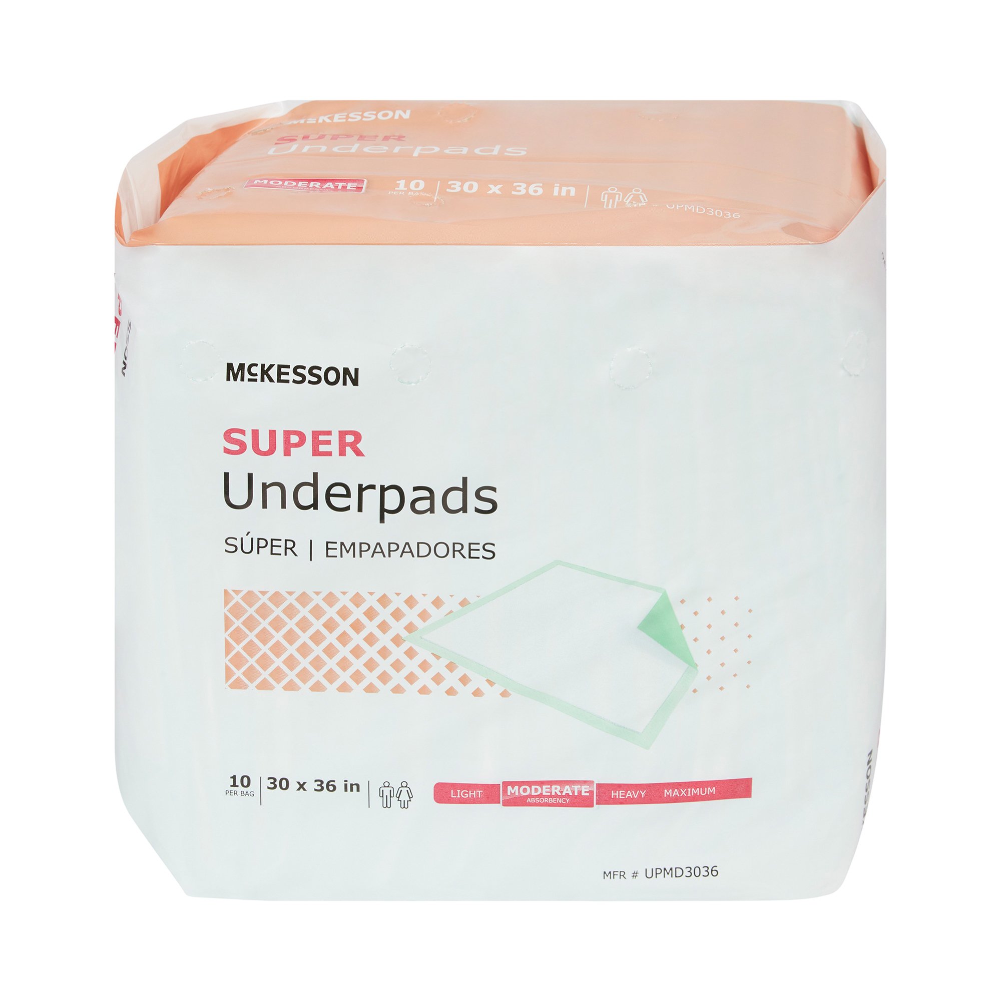 McKesson Super Moderate Absorbency Underpad, 30 x 36 Inch - 60 ct. - Image 4