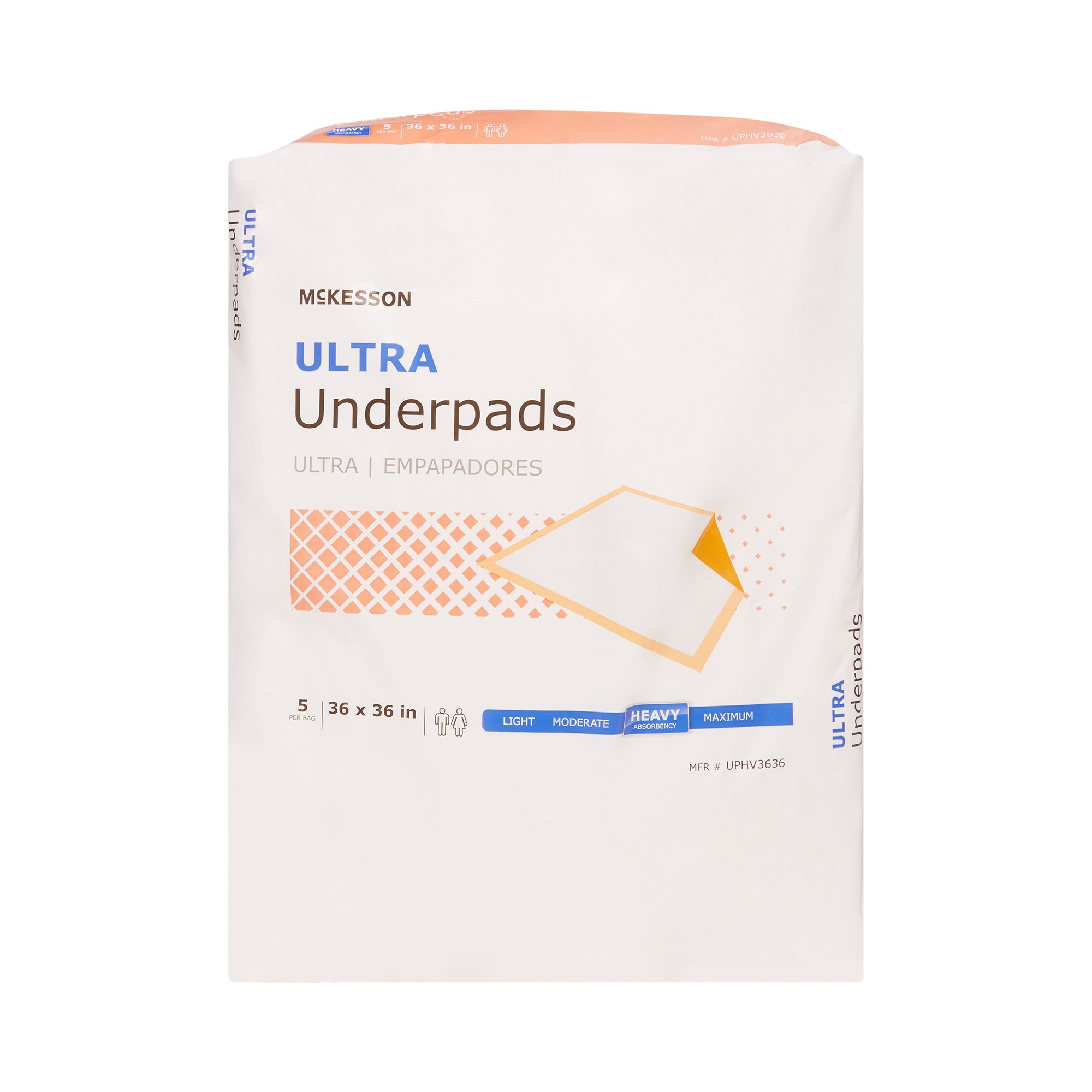McKesson Ultra Heavy Absorbency Underpad, 36 x 36 Inch - Image 4