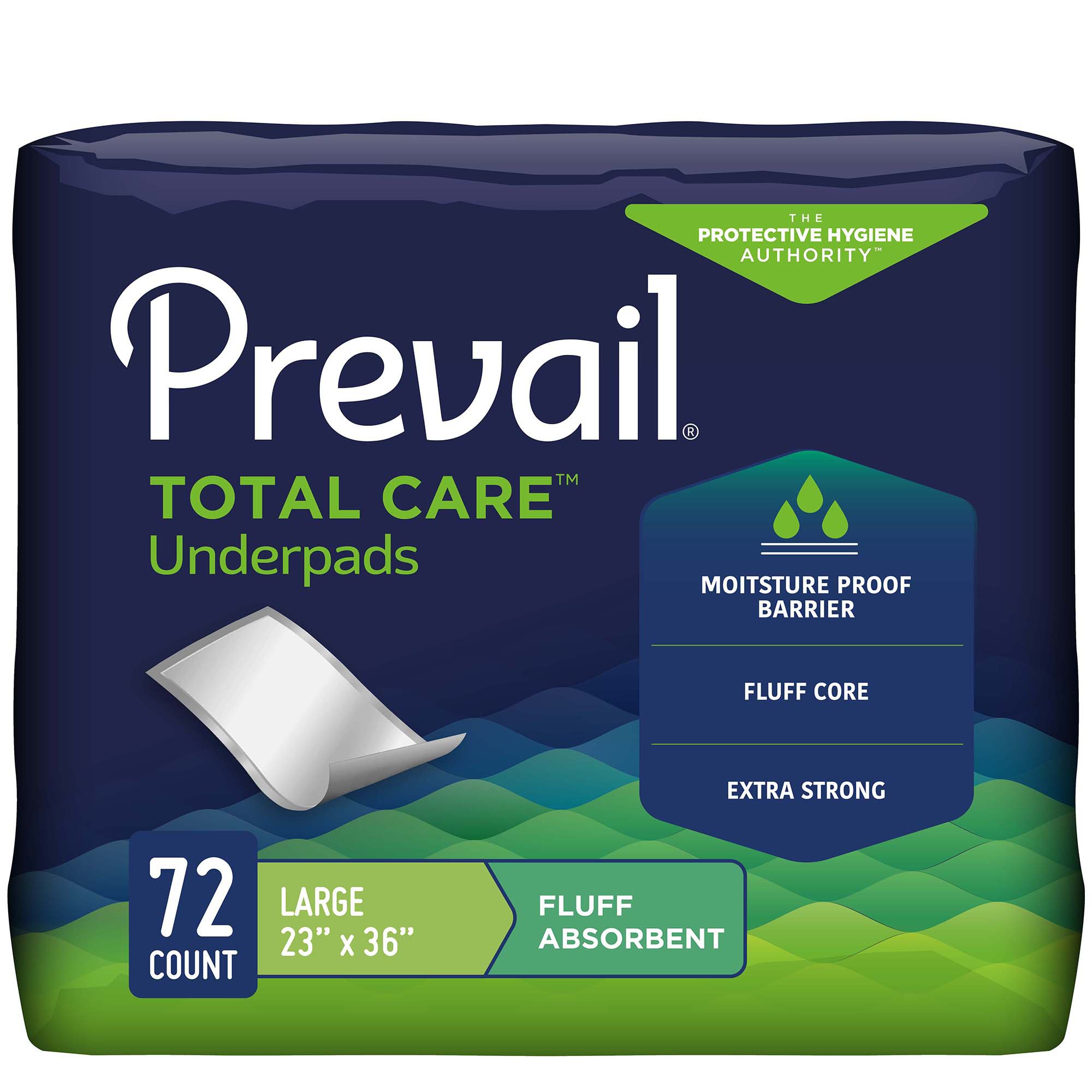 Prevail® Fluff Underpad, 23 x 36 Inch - Image 2