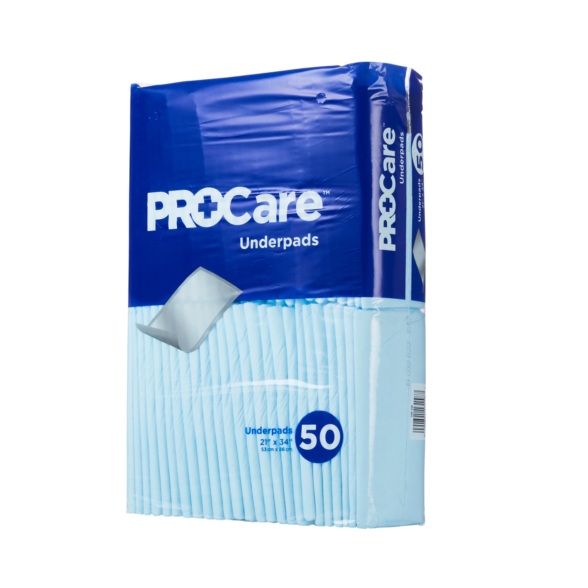 ProCare Incontinence Underpads, Moisture-Proof, Absorbent, Comfortable, Blue - Image 3