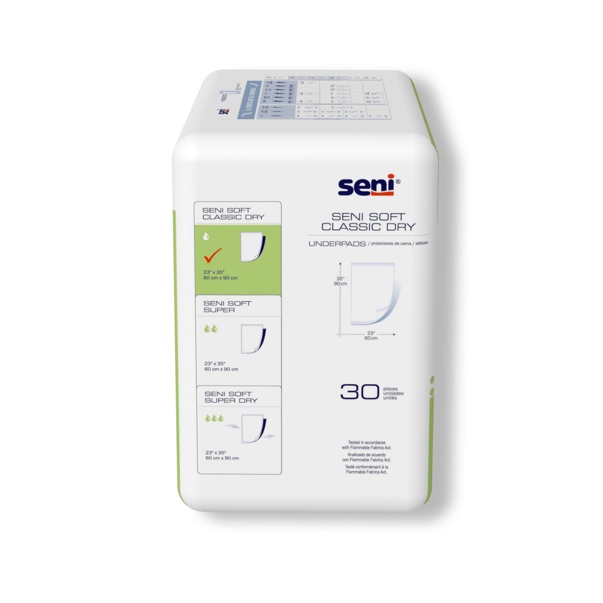 Seni® Soft Classic Dry Underpad, Level 1 Absorbency - Image 3