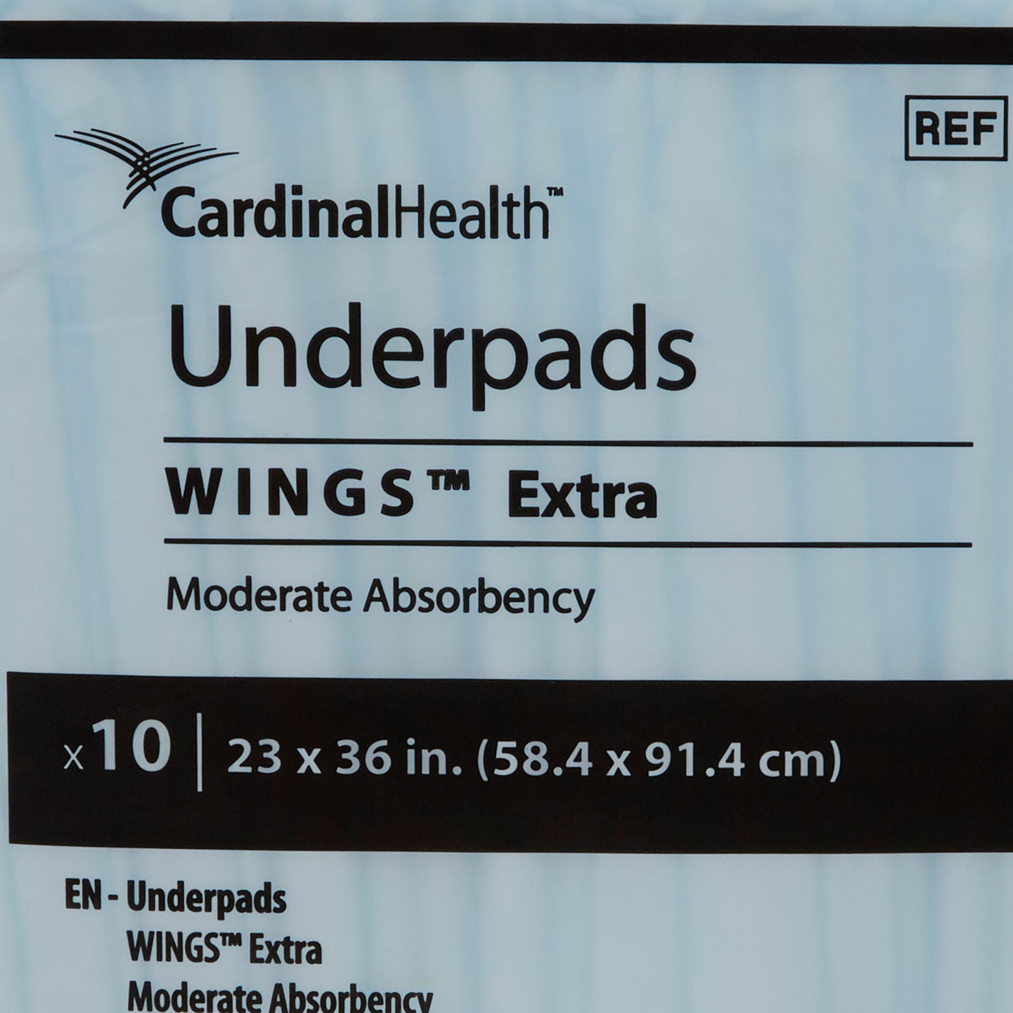 Simplicity Extra Underpad, Disposable, 23 x 36 Inch, Moderate Absorbency, Blue - Image 4