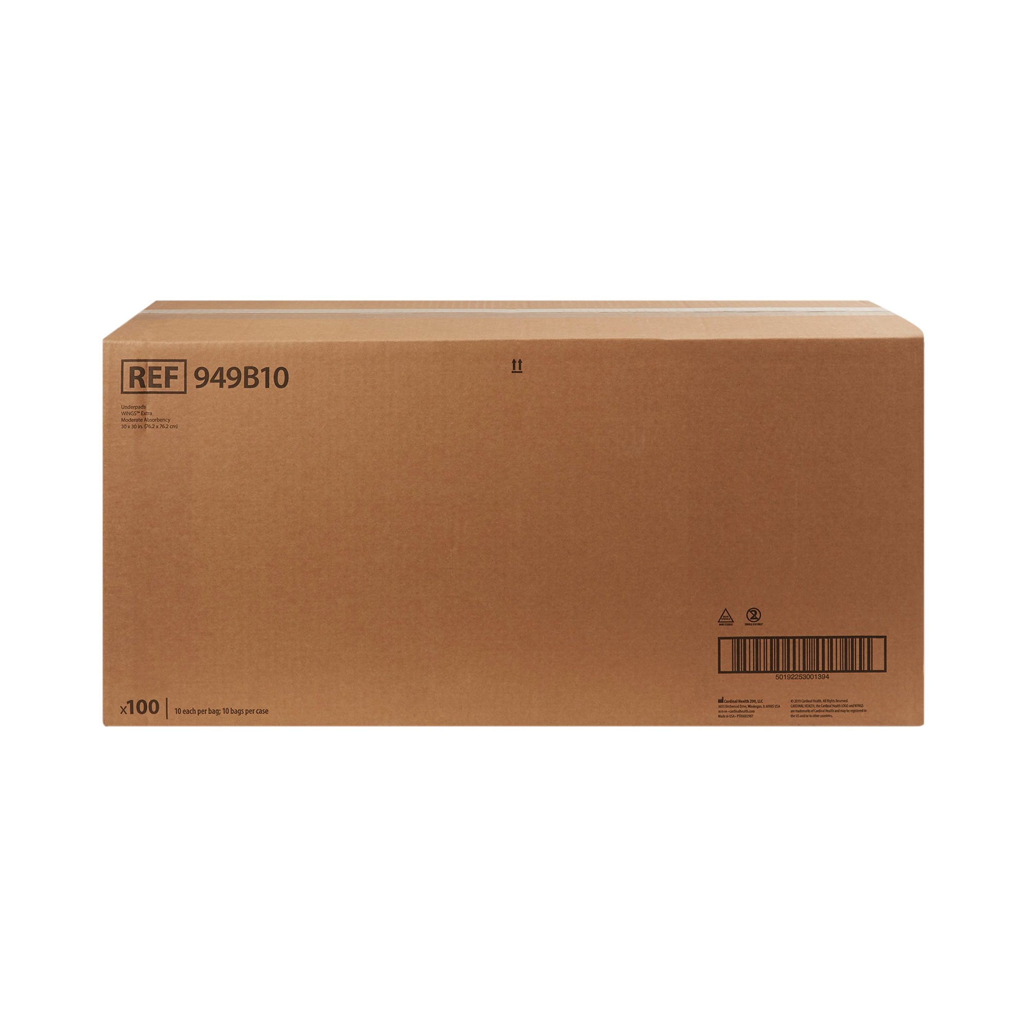 Simplicity Extra Underpad, Disposable, 30 x 30 Inch, Moderate Absorbency, Blue - Image 4