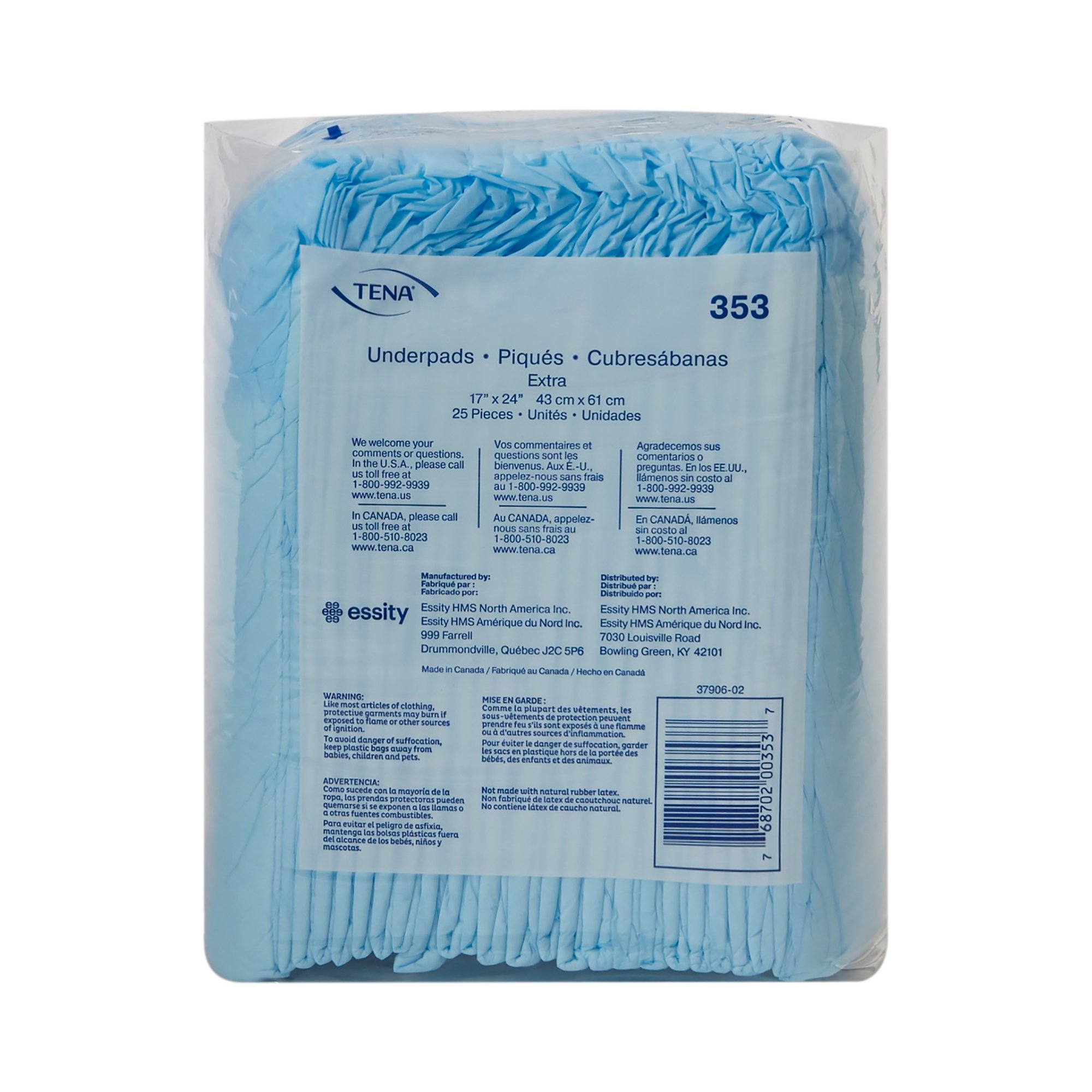 Tena® Extra Absorbent Underpad, 17 x 24 Inch - Image 3
