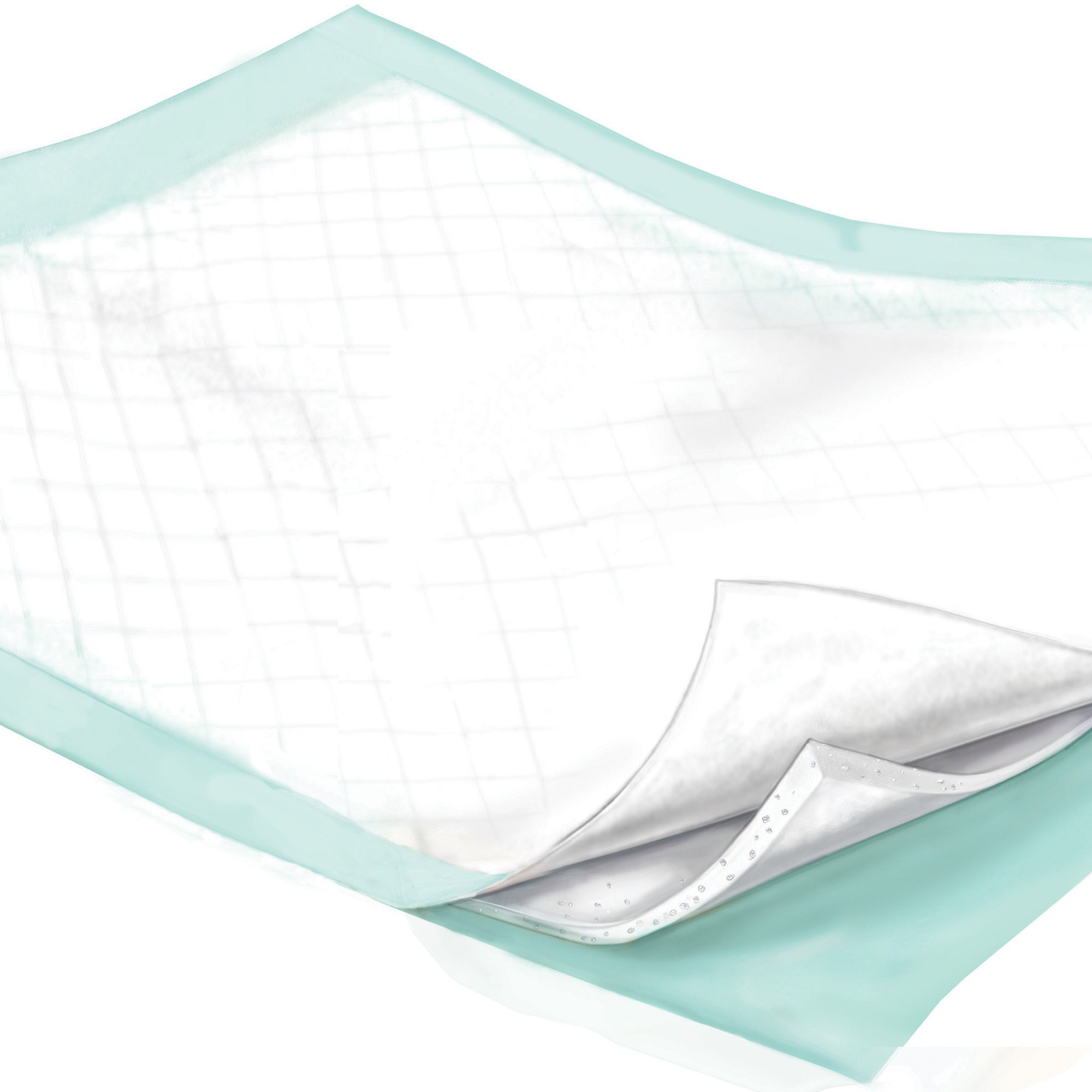 Wings Plus Underpads, Disposable, Heavy Absorbency, Beige, 36 X 36 Inch - Image 3