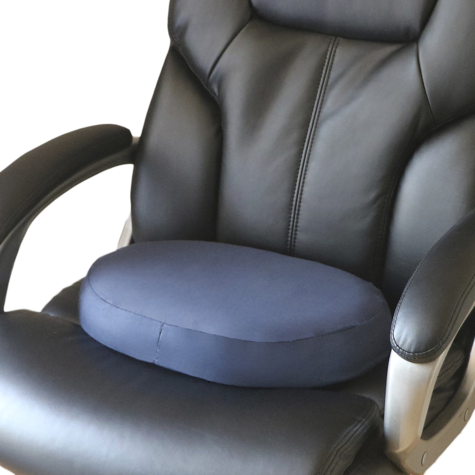 Mabis Healthcare Molded Foam Doughnut Seat Cushion, 16 Inch, Dark Blue - Image 2