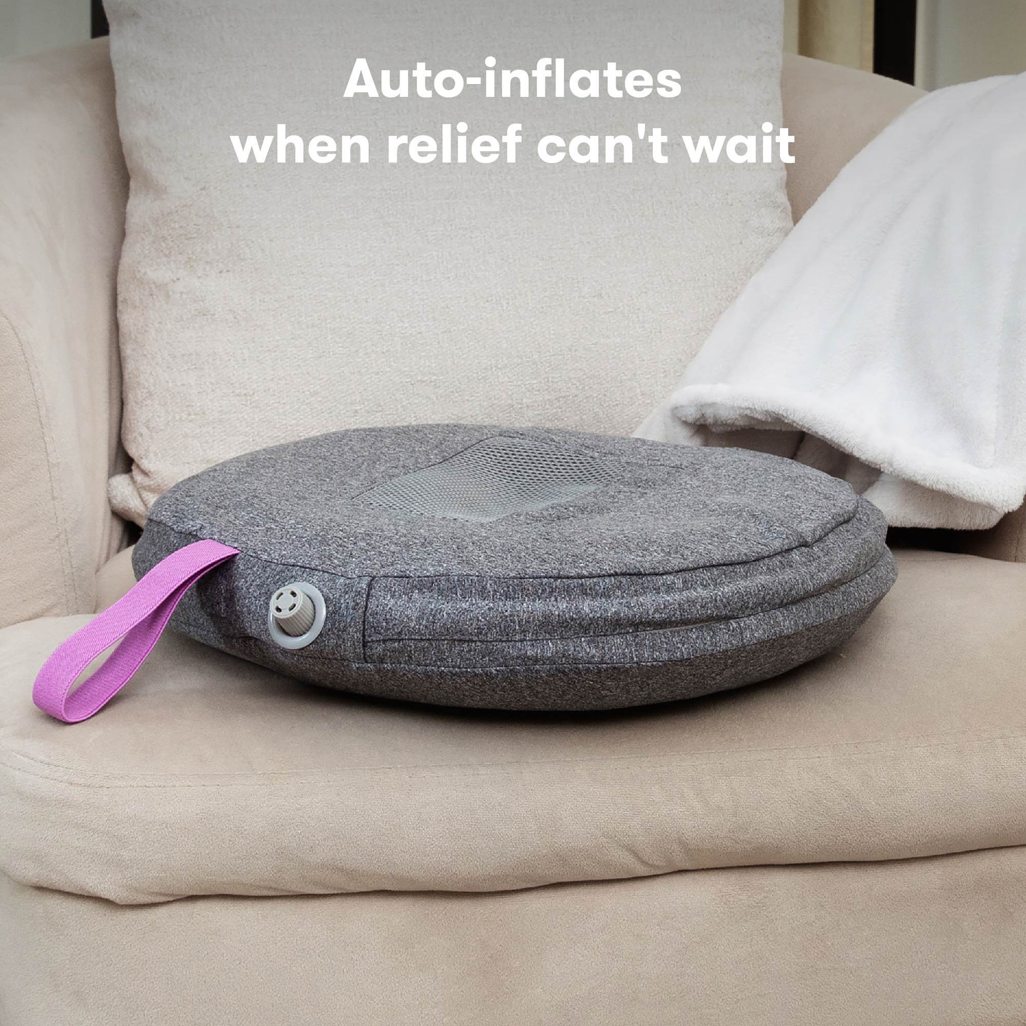 frida mom Perineal Cooling Comfort Cushion, Auto-Inflating Doughnut Pillow - Image 4