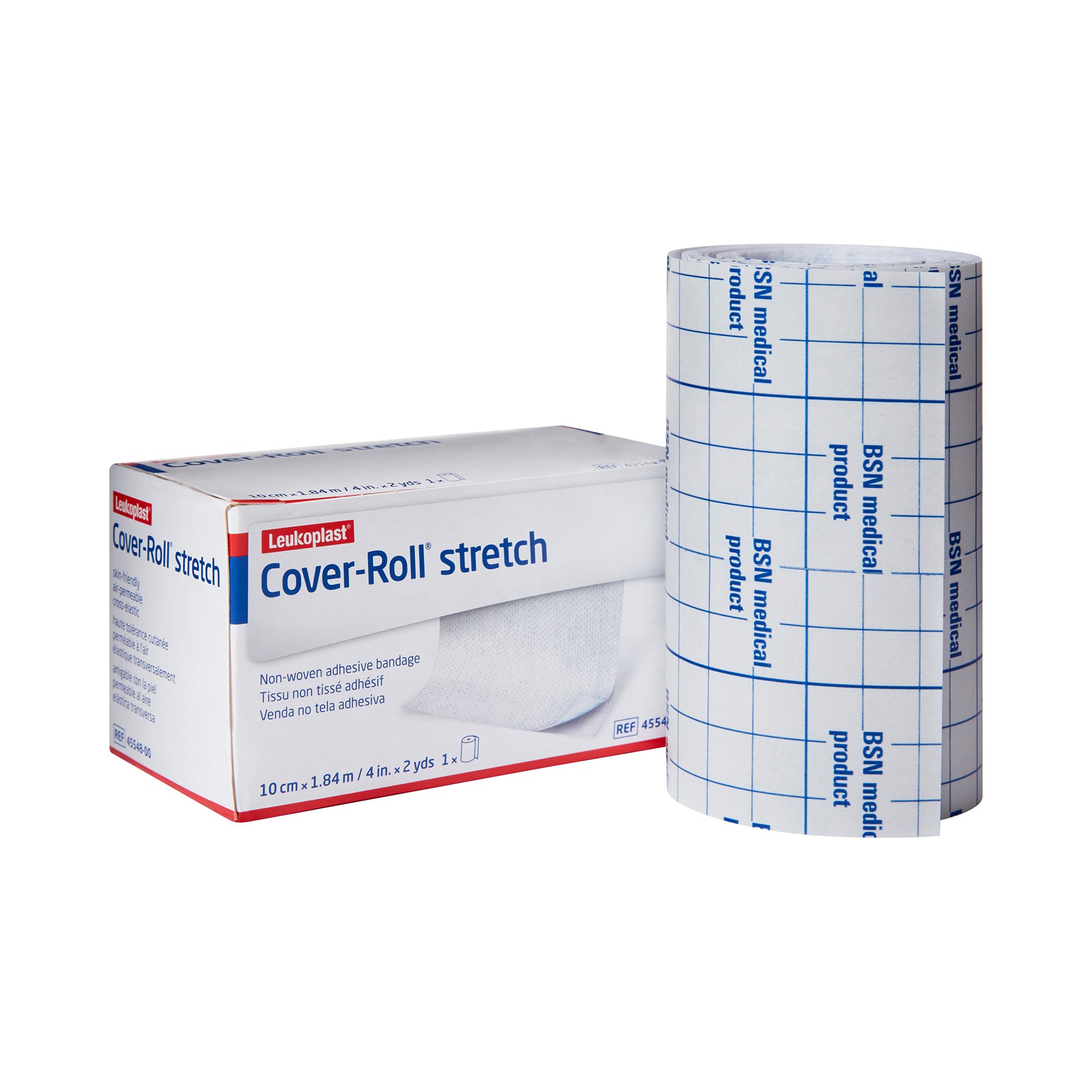 Cover-Roll® Stretch Dressing Retention Tape with Liner 4 Inch x 2 Yard, White - Image 2