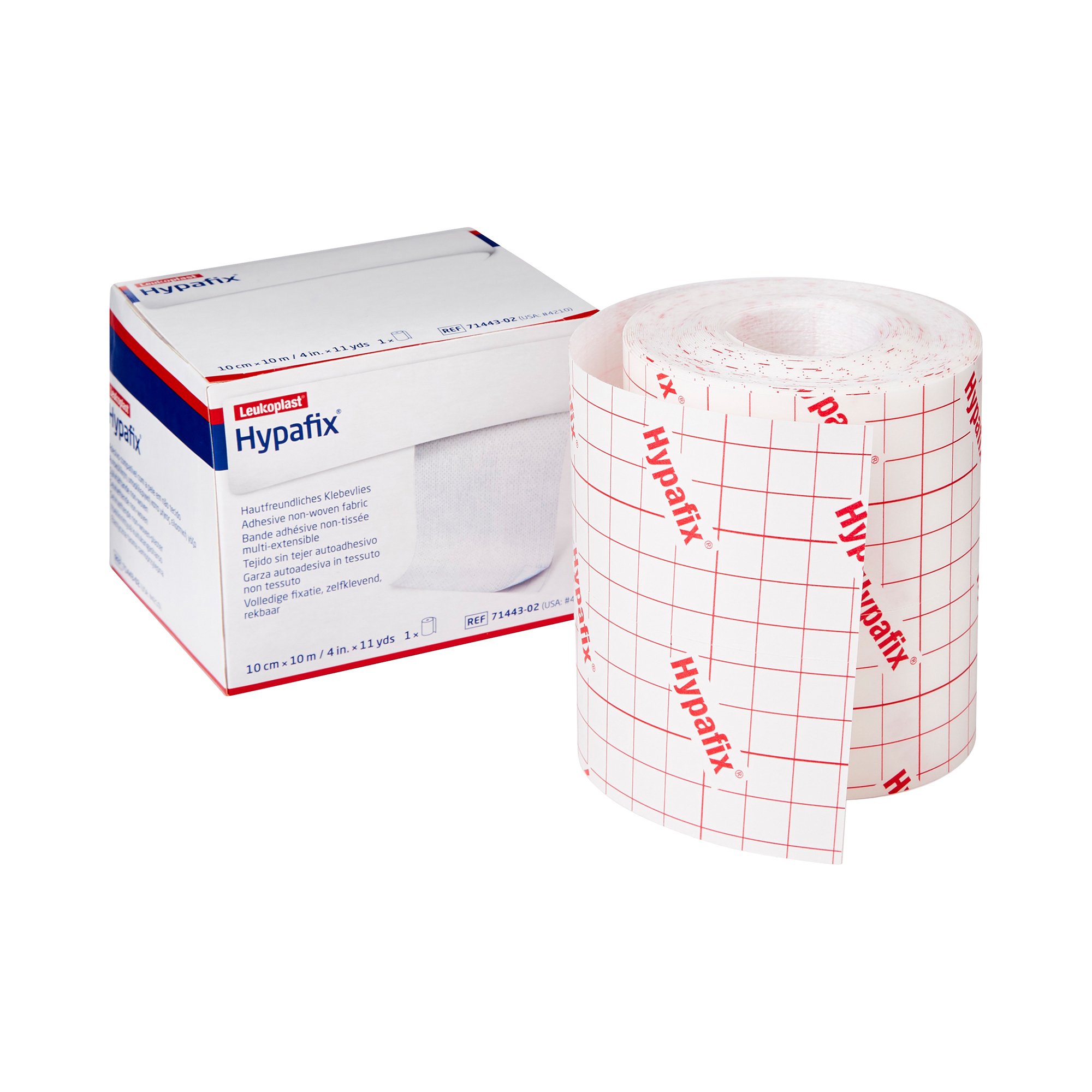 Hypafix® Nonwoven Dressing Retention Tape, 4 Inch x 10 Yard, White - Image 2