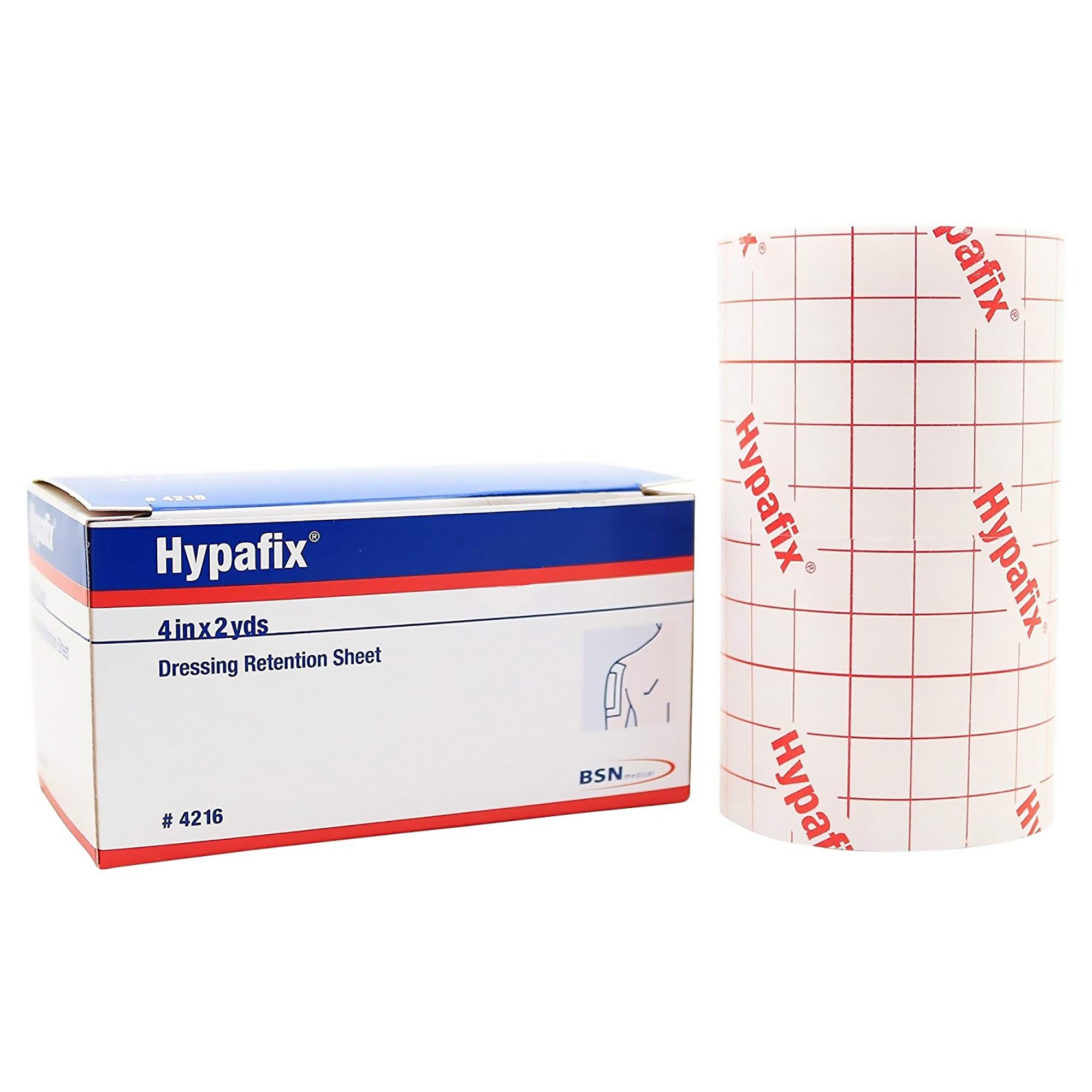 Hypafix® Nonwoven Dressing Retention Tape, 4 Inch x 2 Yard, White - Image 2