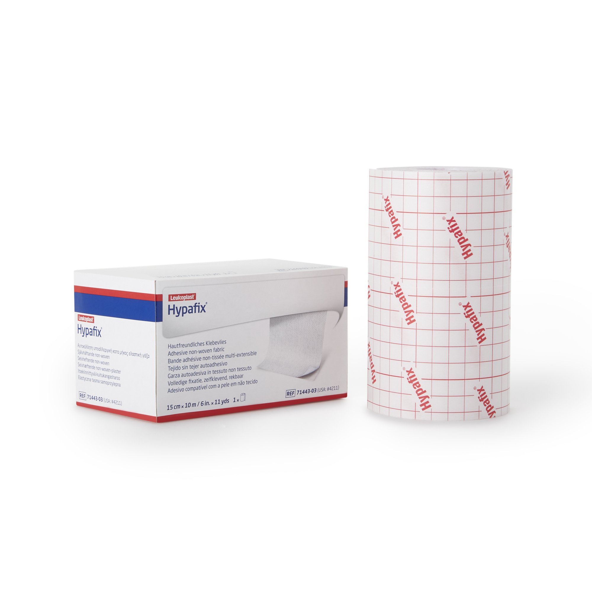 Hypafix® Nonwoven Dressing Retention Tape, 6 Inch x 10 Yard, White - Image 2