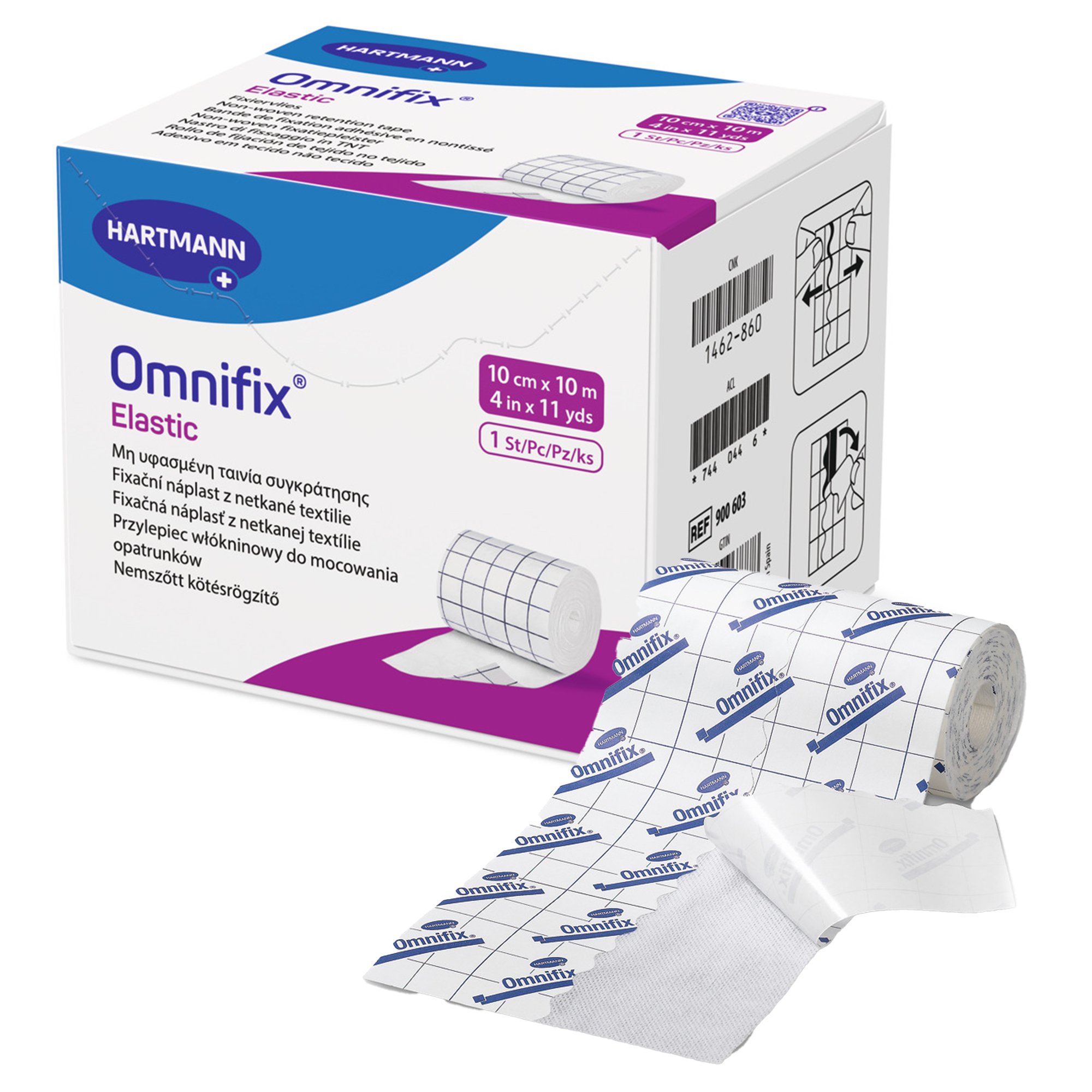 Omnifix® Nonwoven Dressing Retention Tape, 4 Inch x 10 Yard, White - Image 2