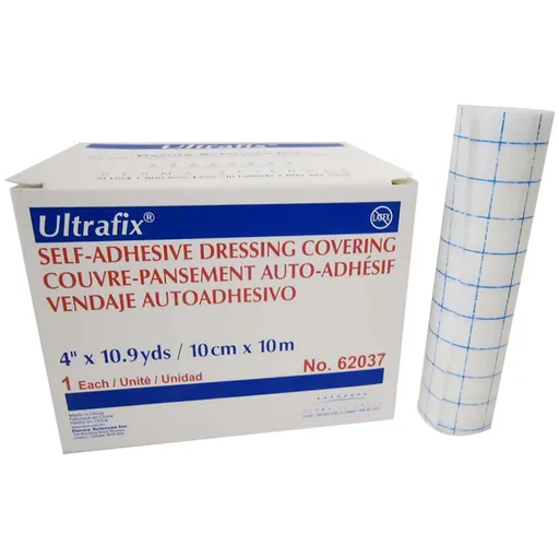 Ultrafix® Nonwoven Dressing Retention Tape, 4 Inch x 11 Yard, White