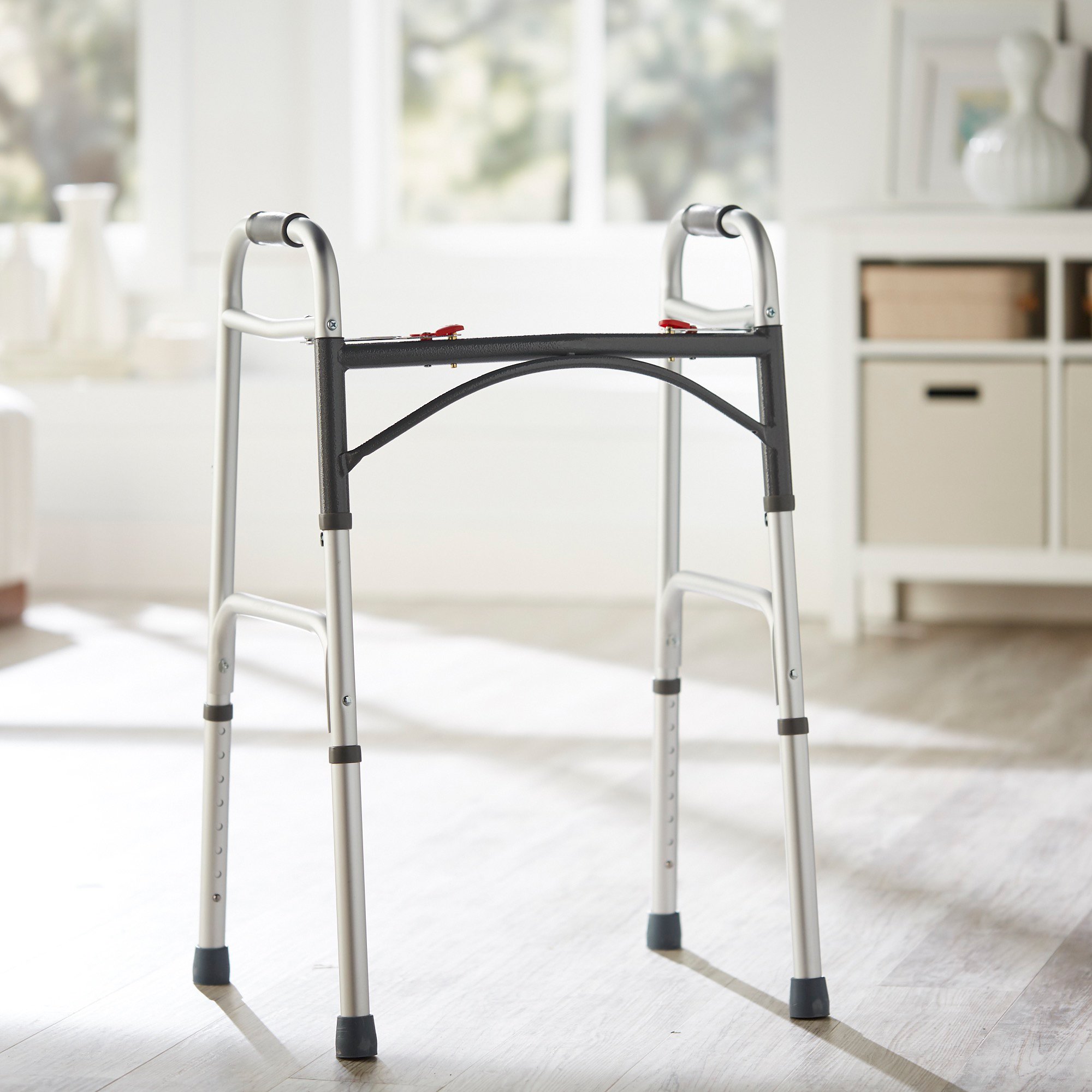 McKesson Adult Aluminum Folding Walker - Image 4