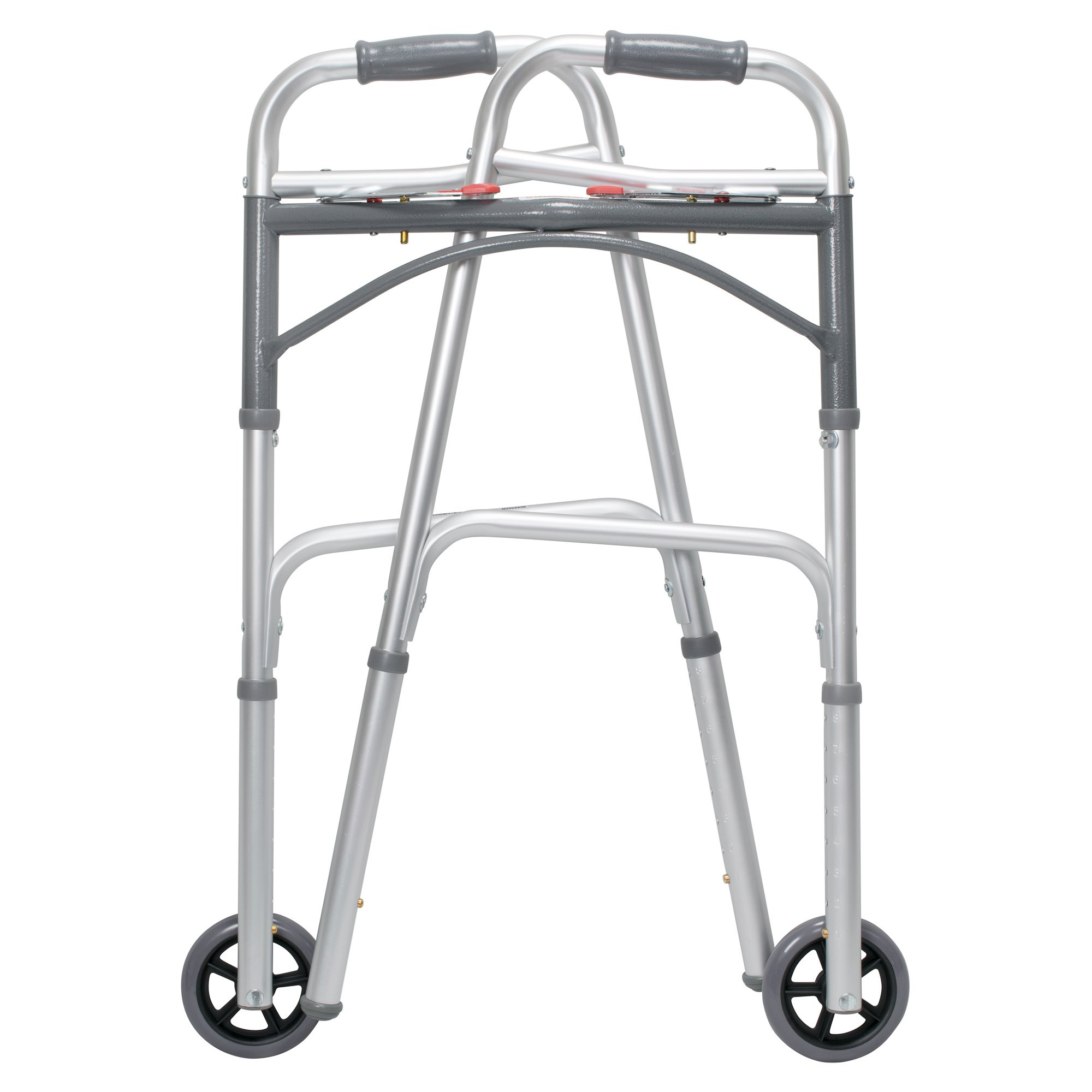 McKesson Folding Walker, Adjustable Height - Image 3