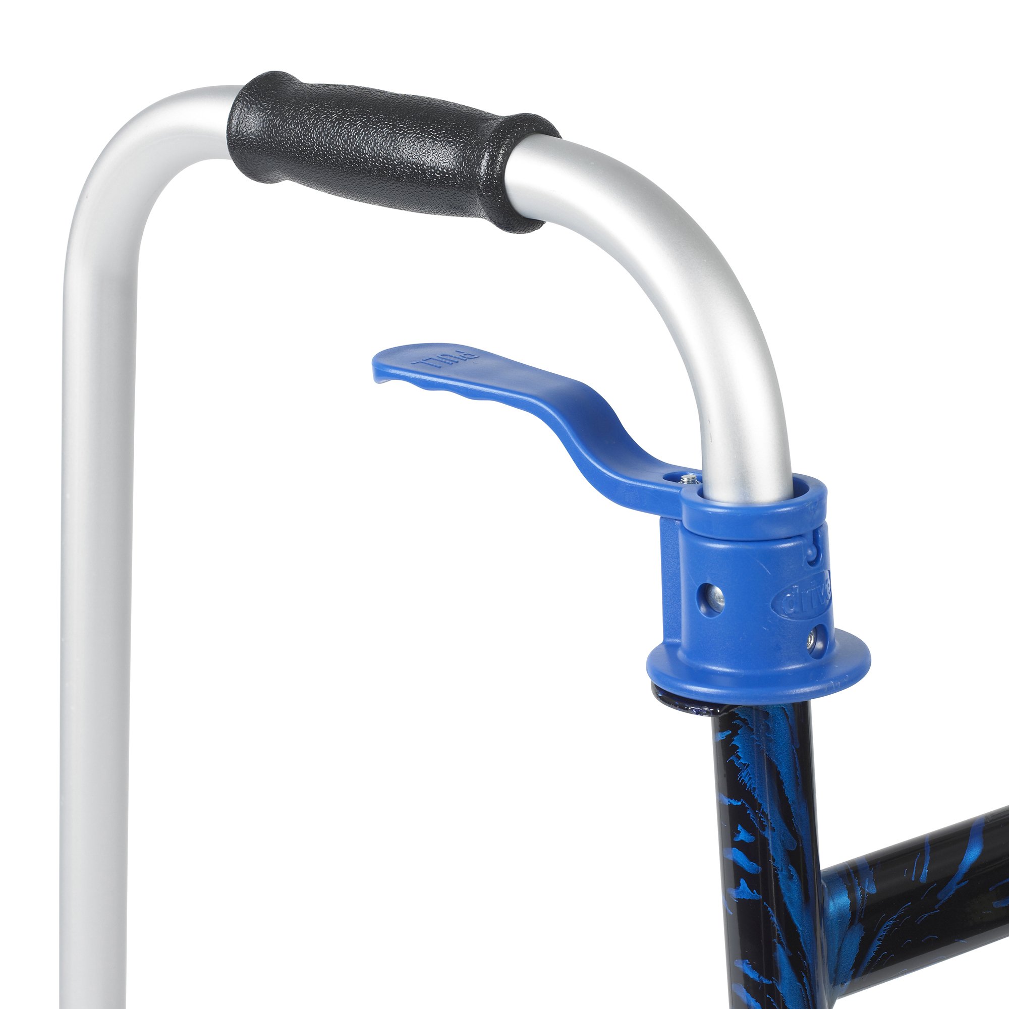 drive™ Aluminum Dual Release Folding Walker, 32 - 39 Inch Height - Image 3