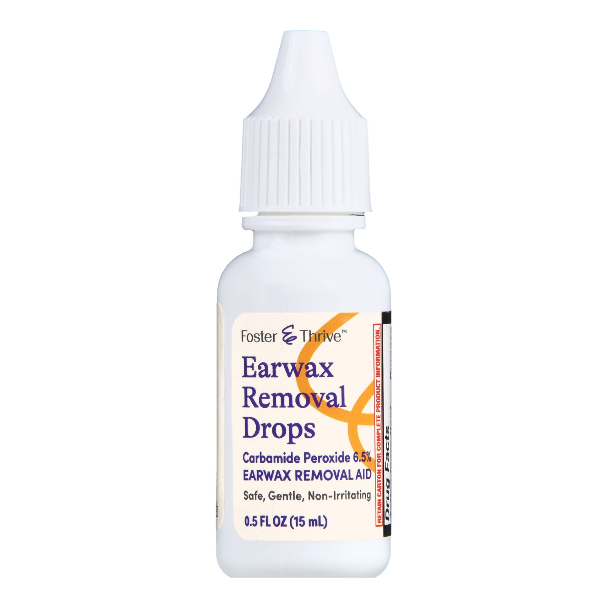 Foster & Thrive™ Earwax Removal Drops Carbamide Peroxide 6.5%, 0.5 Ounce - Image 2