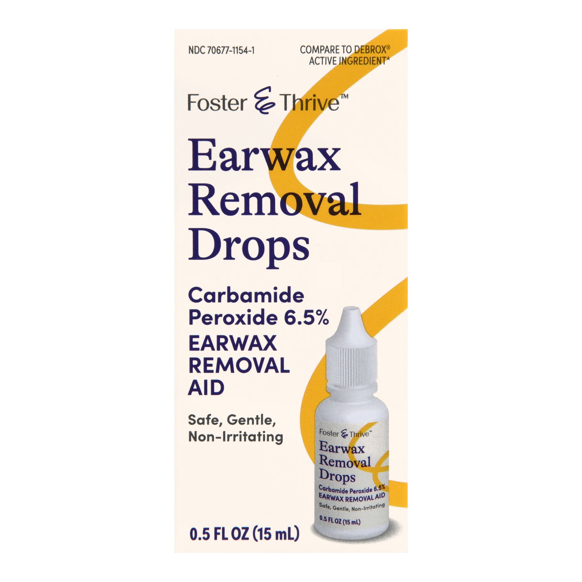 Foster & Thrive™ Earwax Removal Drops Carbamide Peroxide 6.5%, 0.5 Ounce - Image 6