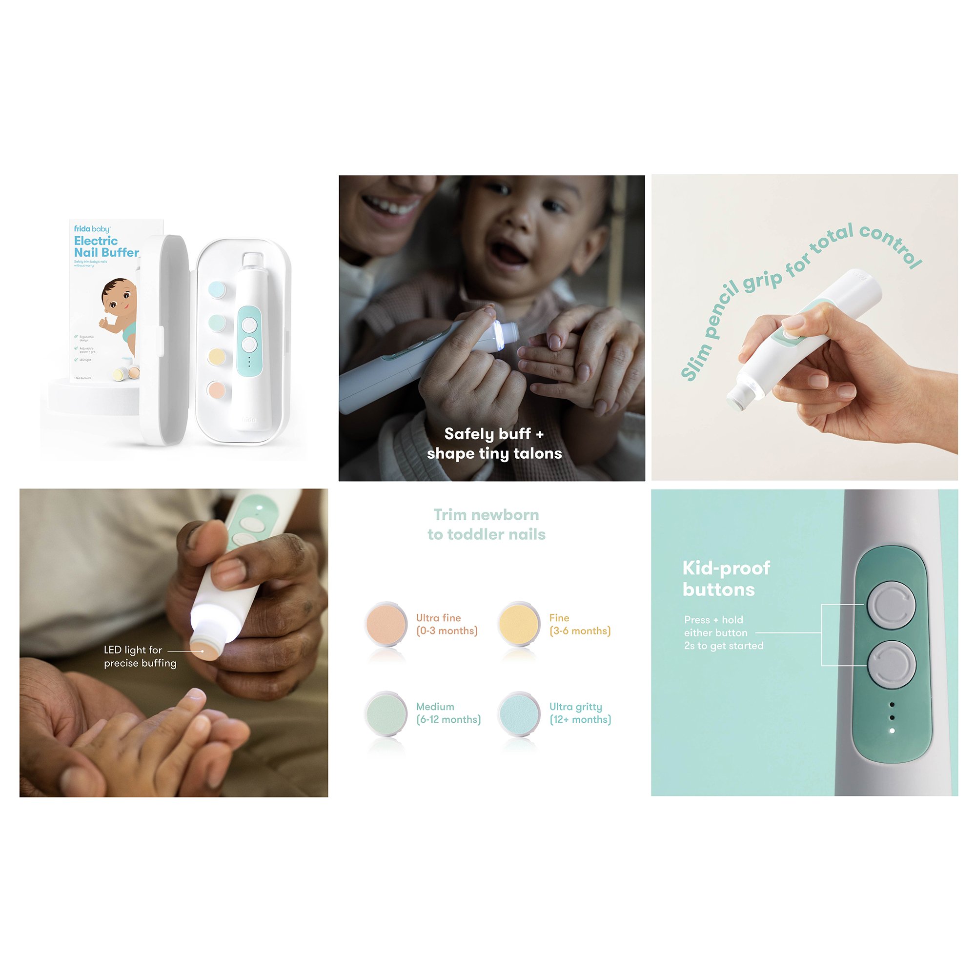 frida baby Electric Nail Buffer Kit - Image 7