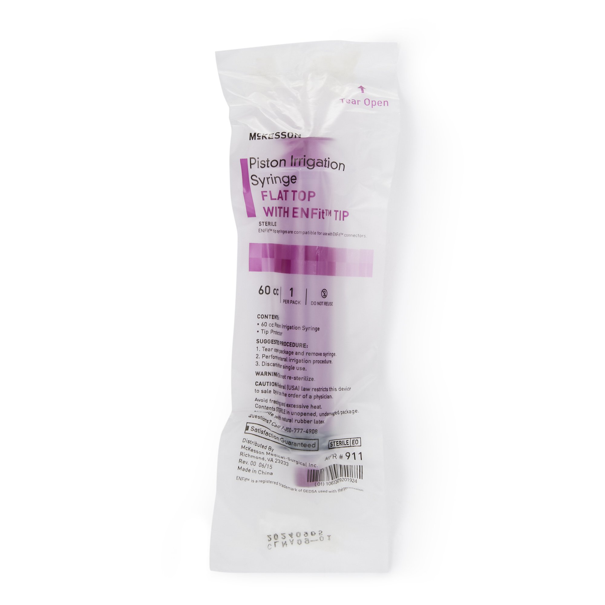 McKesson Enteral Feeding / Irrigation Syringe, 60 mL - Image 2