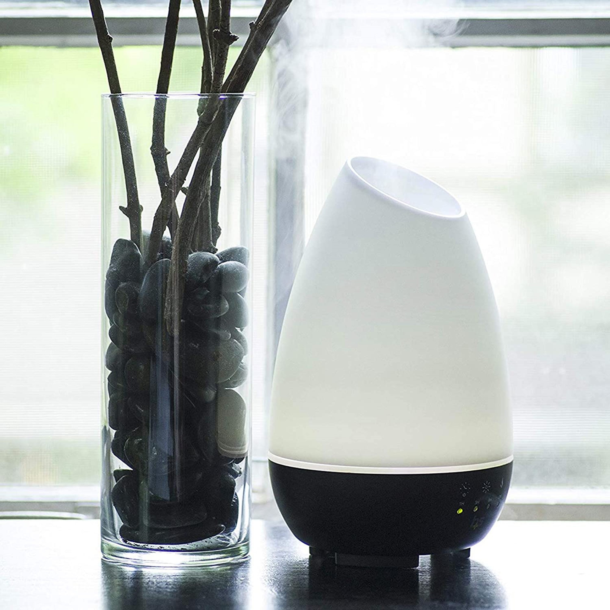 HealthSmart Ultrasonic Essential Oil Humidifier Diffuser - Image 2