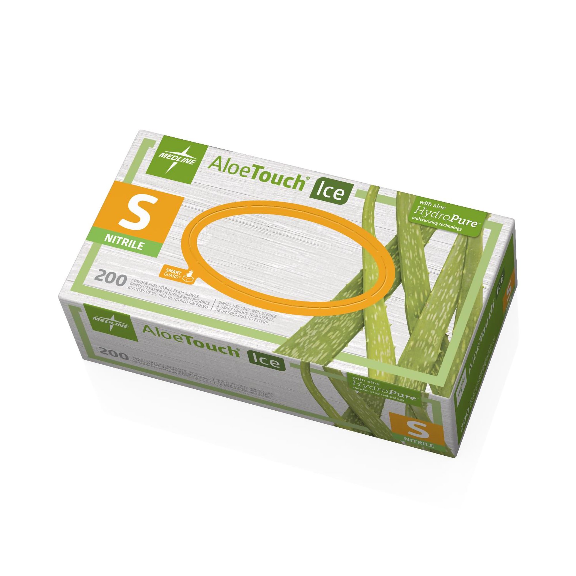 Aloetouch® Ice™ Nitrile Exam Glove, Small, Green - Image 4