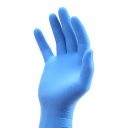 AMSure® Nitrile Exam Glove, Large, Blue