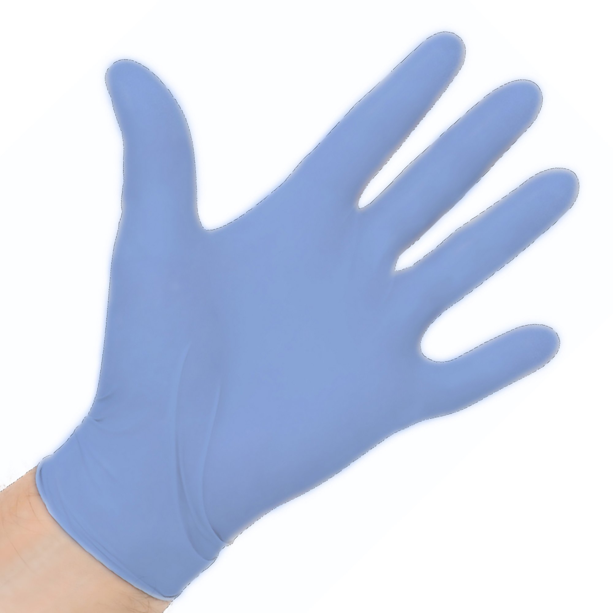 Aquasoft® Nitrile Exam Glove, Extra Small, Blue - Image 4