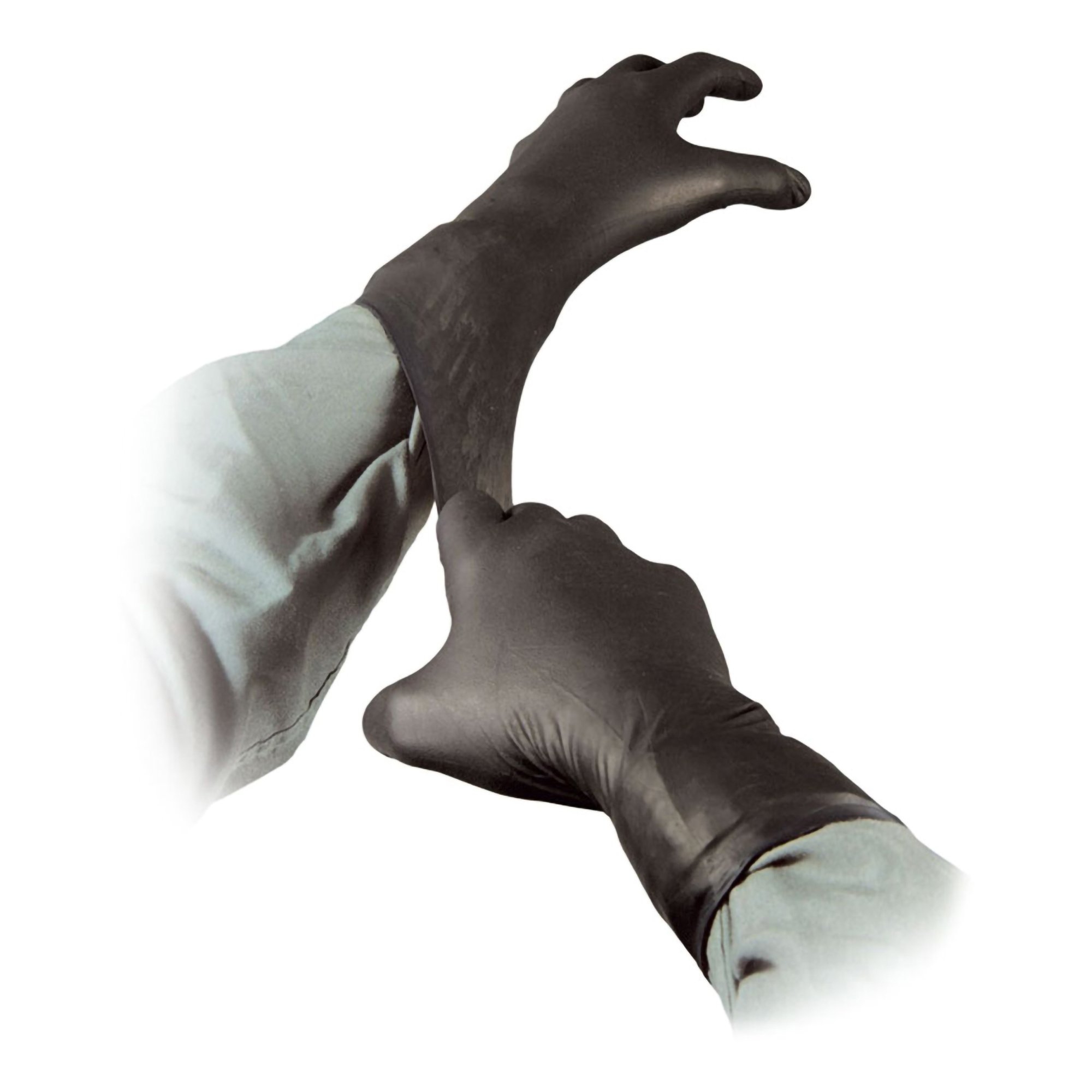 Black Talon® Nitrile Extended Cuff Length Exam Glove, Medium, Black - Image 3