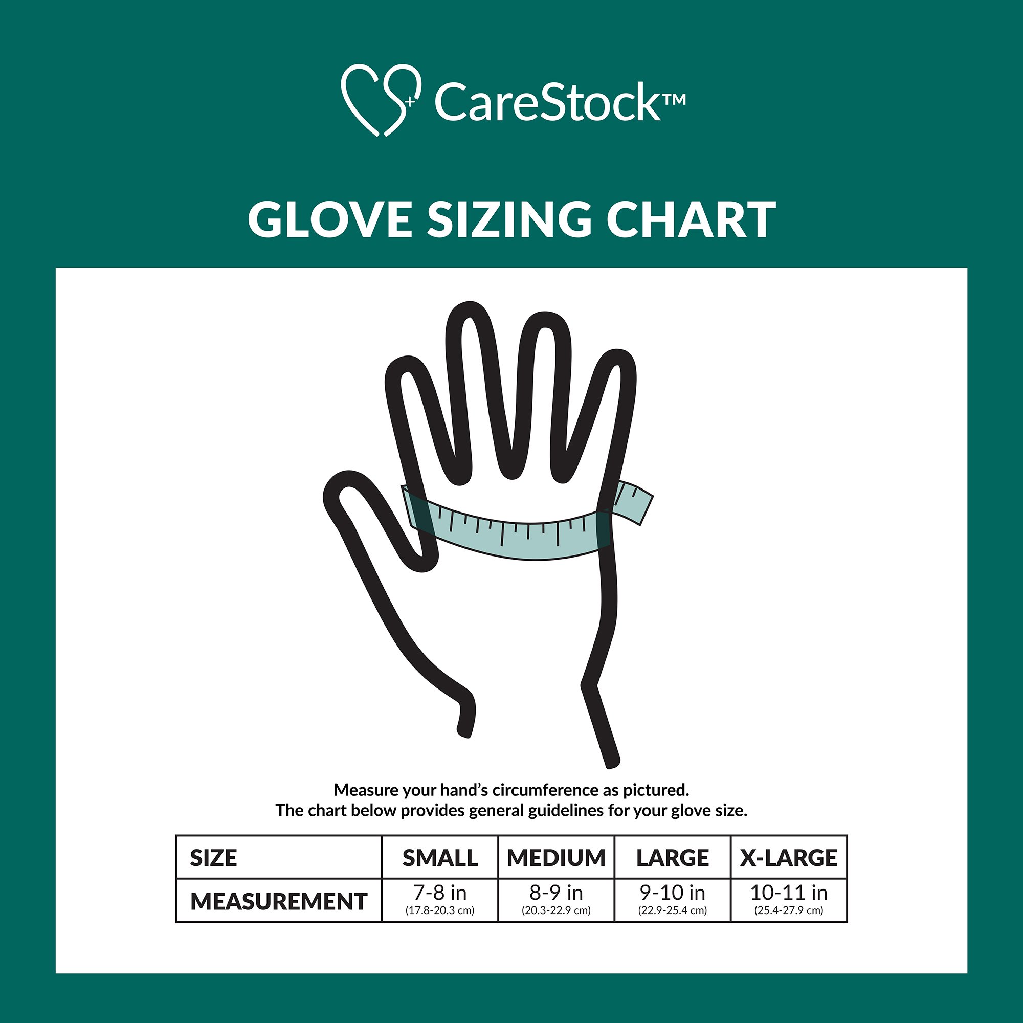 CareStock™ Vinyl Exam Glove, Medium, Ivory - Image 7