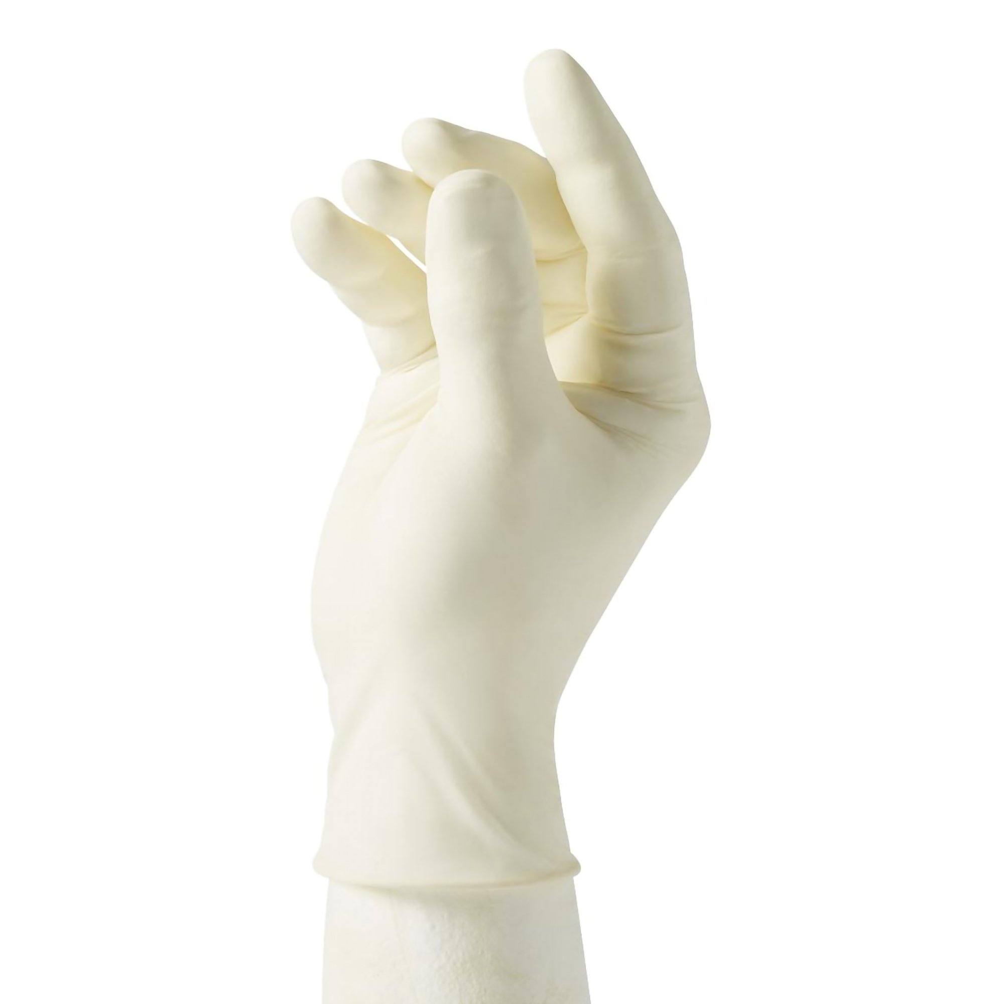 Curad® Latex Exam Glove, Medium, Beige - Image 2