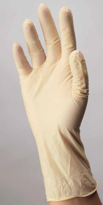 Esteem™ Stretch Vinyl Exam Glove, Small, Cream