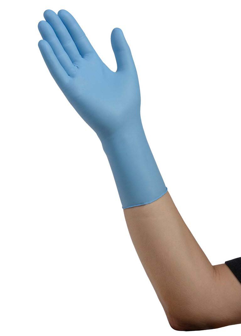 Esteem™ XP Nitrile Extended Cuff Length Exam Glove, Medium, Blue