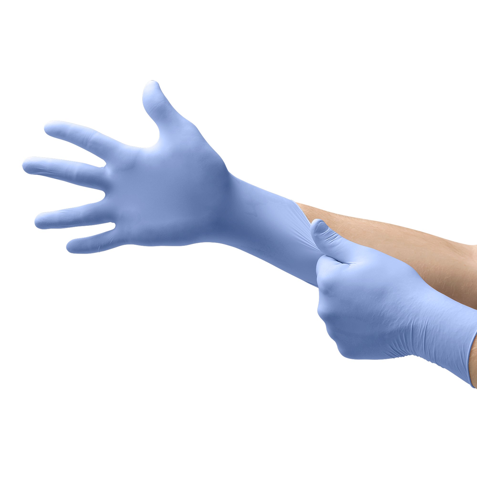 FreeForm® SE Nitrile Exam Glove, Medium, Blue - Image 2