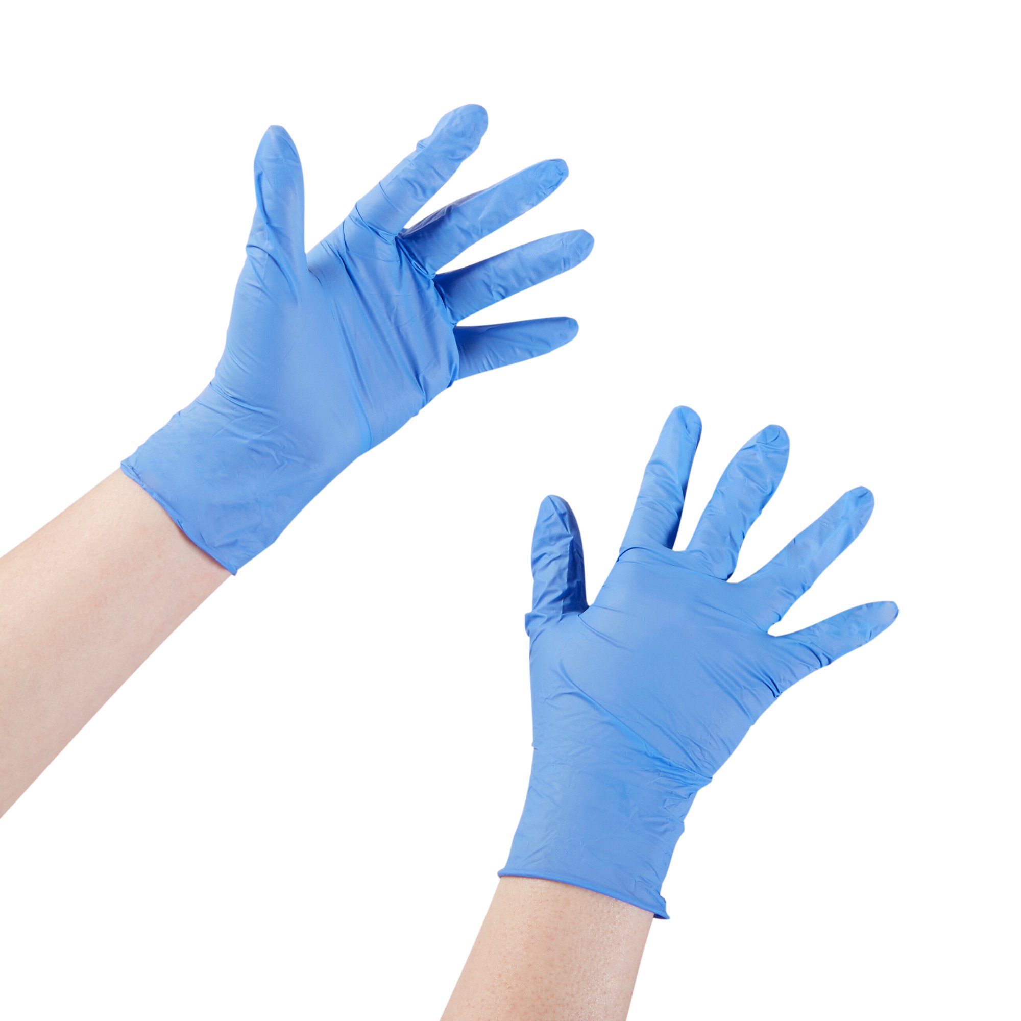 McKesson Confiderm® 3.5C Nitrile Exam Glove, Medium, Blue - Image 9