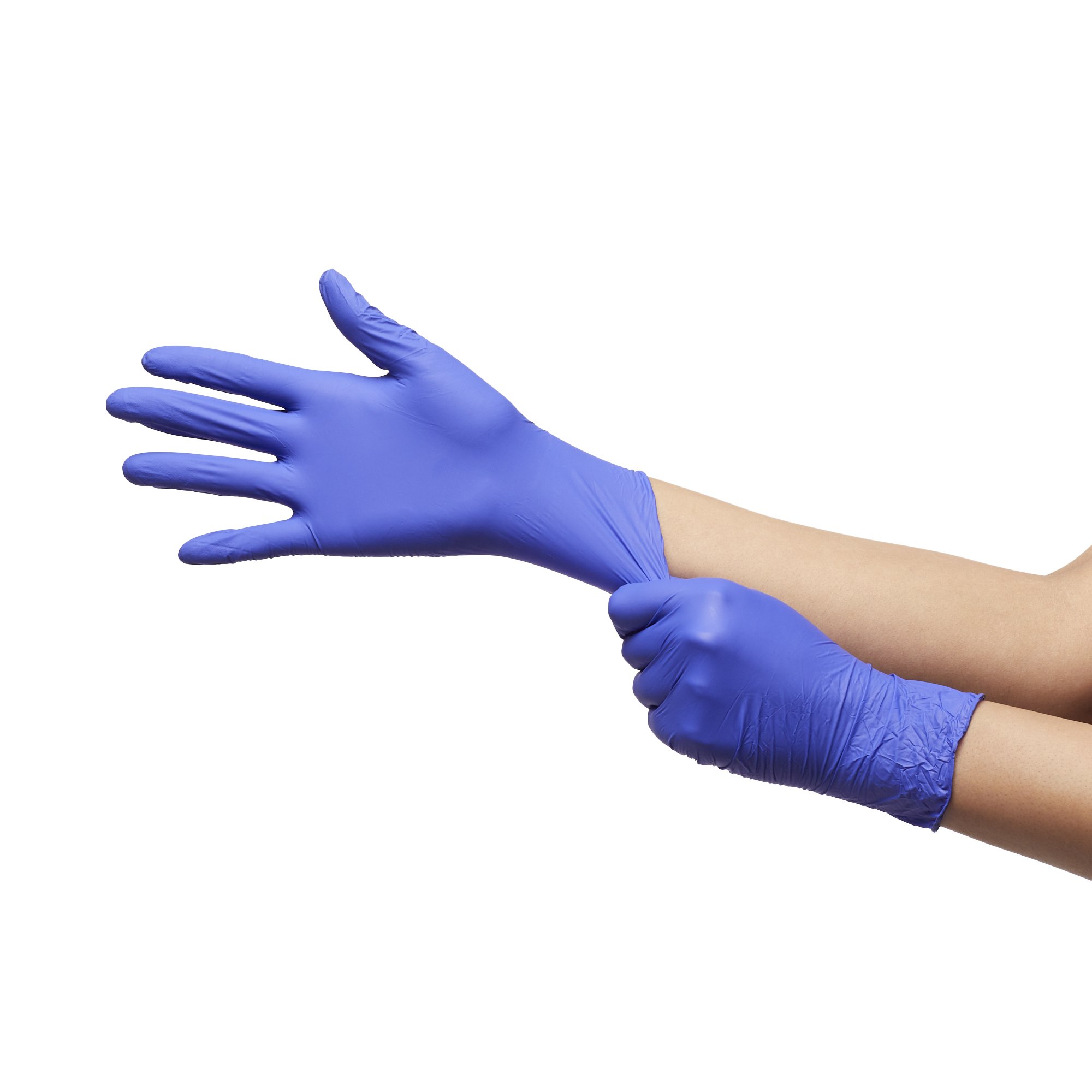 McKesson Confiderm® 4.5C Nitrile Exam Glove, Medium, Blue - Image 7