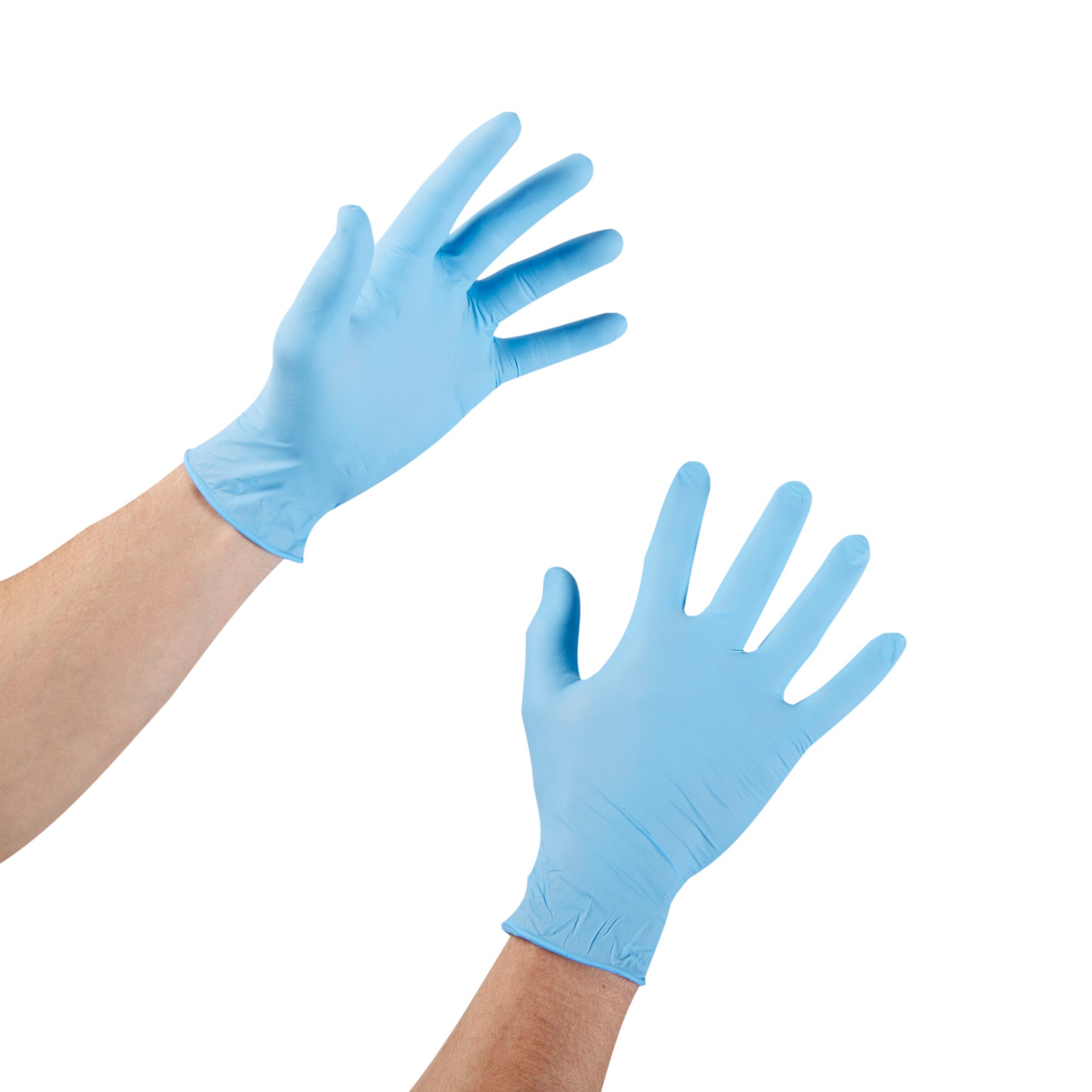 McKesson Confiderm® 4.5C Nitrile Exam Glove, Medium, Blue - Image 8