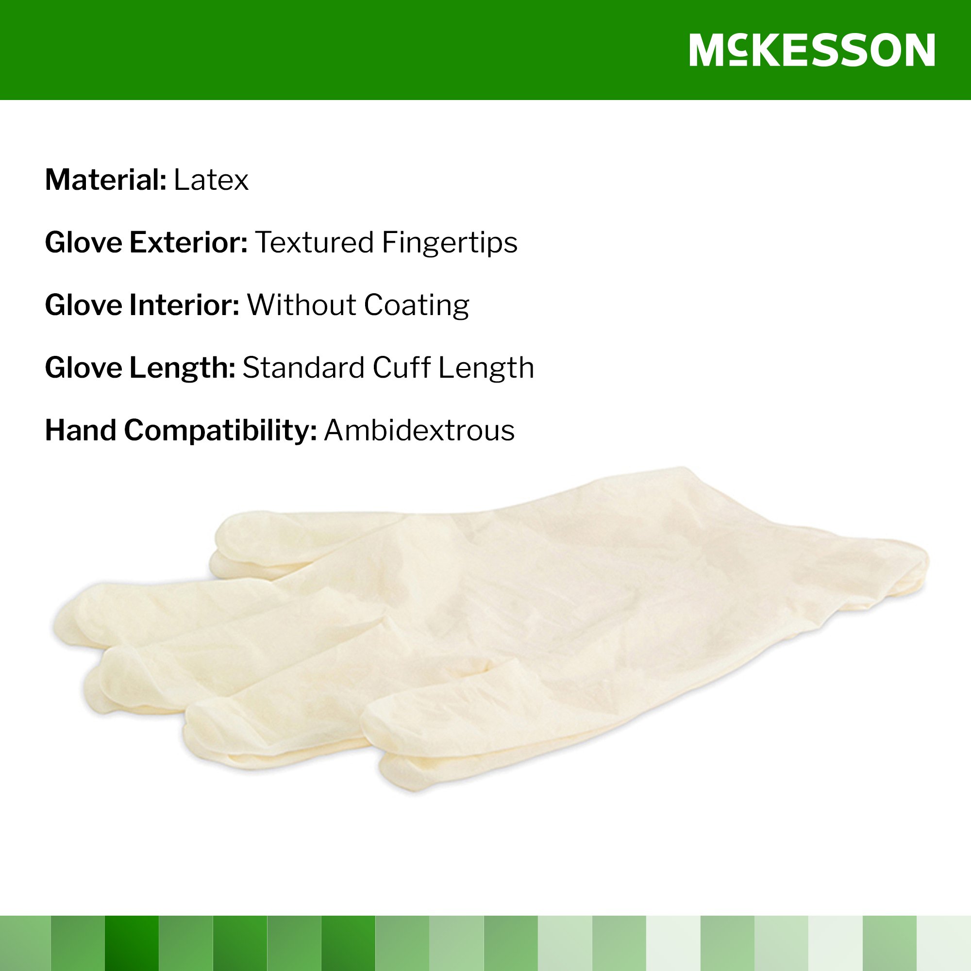 McKesson Confiderm® CL Latex Exam Glove, Large, Ivory - Image 3