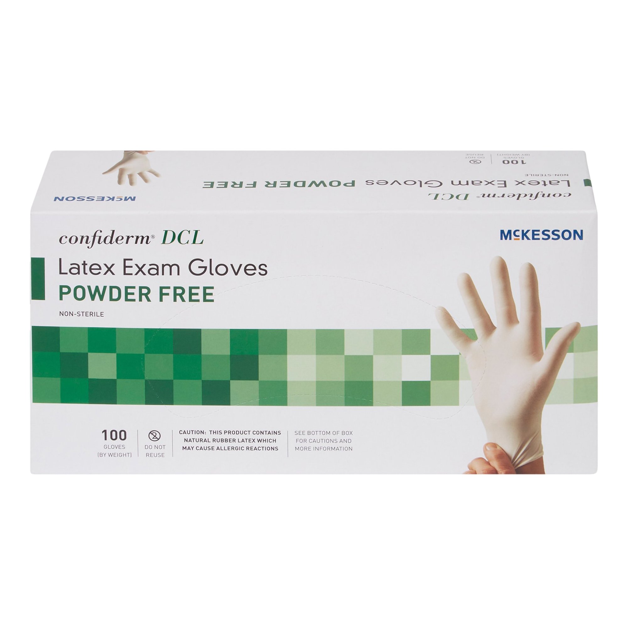McKesson Confiderm® Latex Exam Glove, Extra Large, Ivory - Image 5
